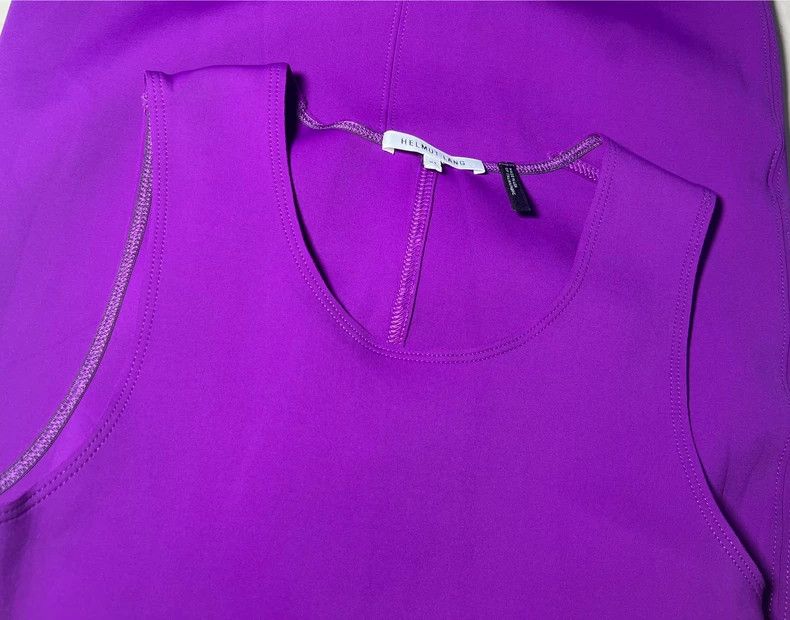 Helmut Lang HELMUT LANG Purple elastic dress Size XS / US 0-2 / IT 36-38 - 4 Thumbnail