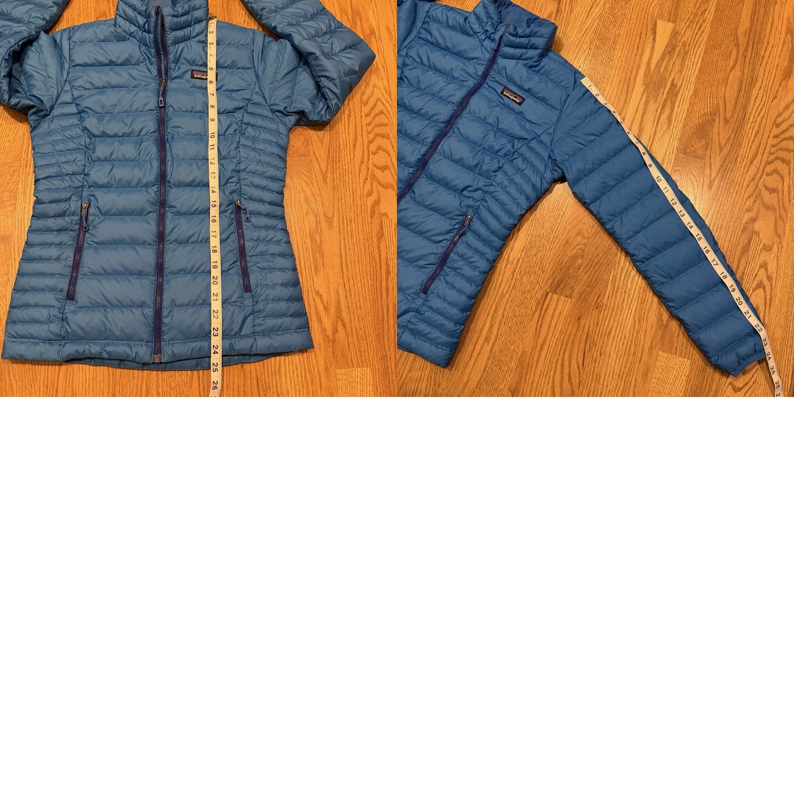 Patagonia Patagonia Down Sweater Jacket Full Zip Puffer Women’s XS Blue 84683 Size XS / US 0-2 / IT 36-38 - 8 Thumbnail