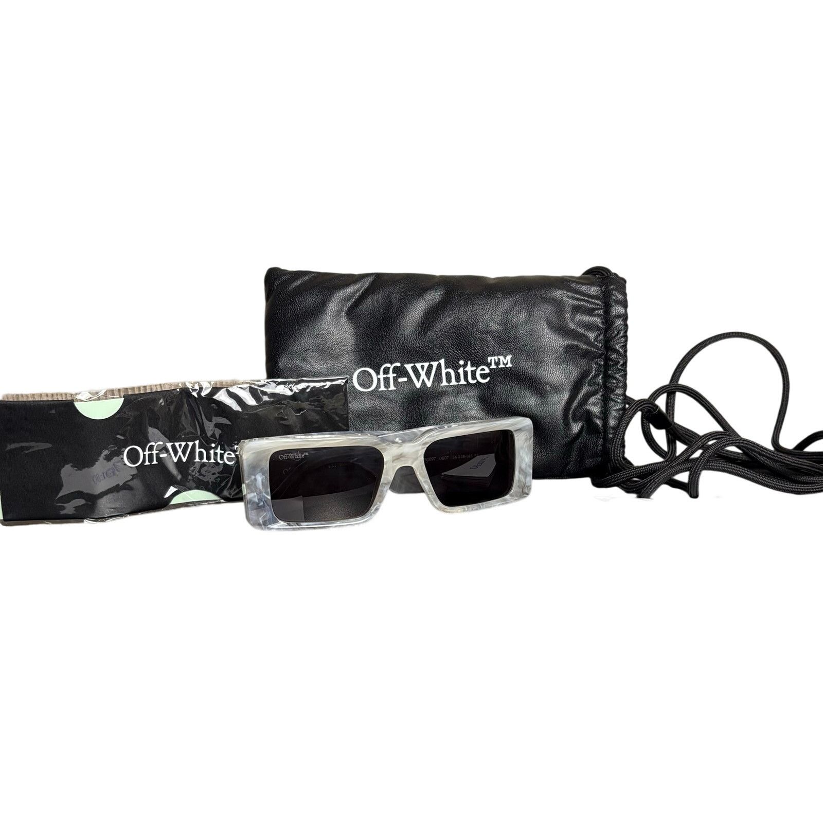 Off-White NEW Off-White Unisex Sunglasses - Milano, Marble Gray. Size ONE SIZE - 2 Thumbnail