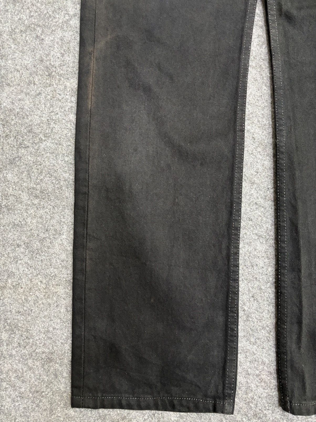 Levi's Vintage Clothing 💥90s💥Vintage Levis 501 Original Cut Superblack Denim F605 Size US 31 - 8 Thumbnail