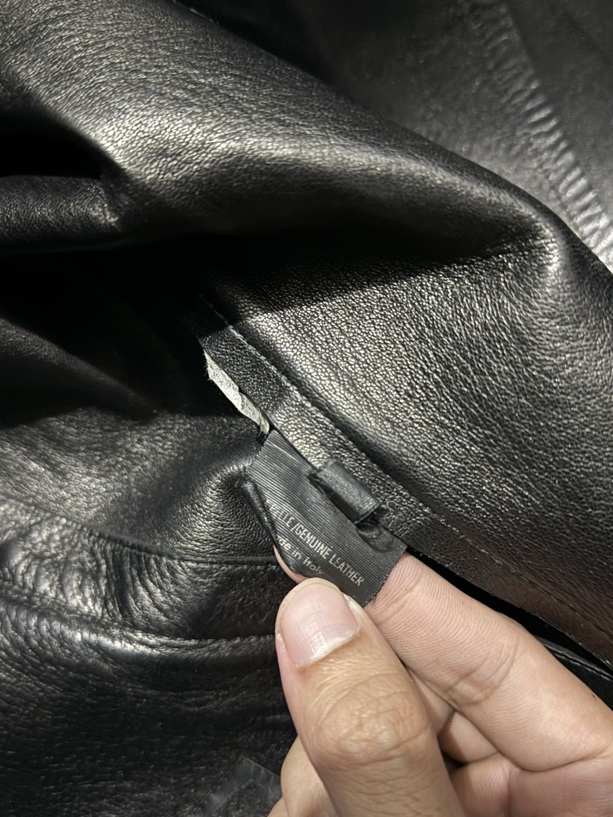 Gucci × Tom Ford FW98 Gucci Tom Ford Runway Leather Biker Jacket Size US L / EU 52-54 / 3 - 23 Thumbnail