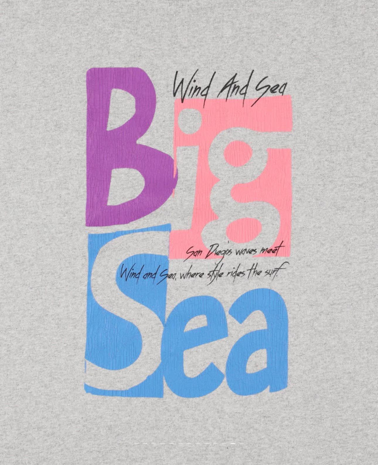 Supreme WIND AND SEA Big Sea Crew Neck Sweatshirt Ｑ22 Size US M / EU 48-50 / 2 - 3 Thumbnail
