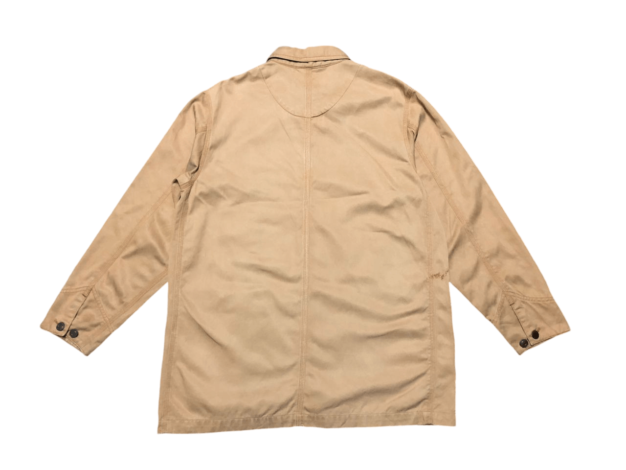 Japanese Brand × Vintage Vintage Ommar Jeans Chore Jacket Brown Size US M / EU 48-50 / 2 - 2 Thumbnail