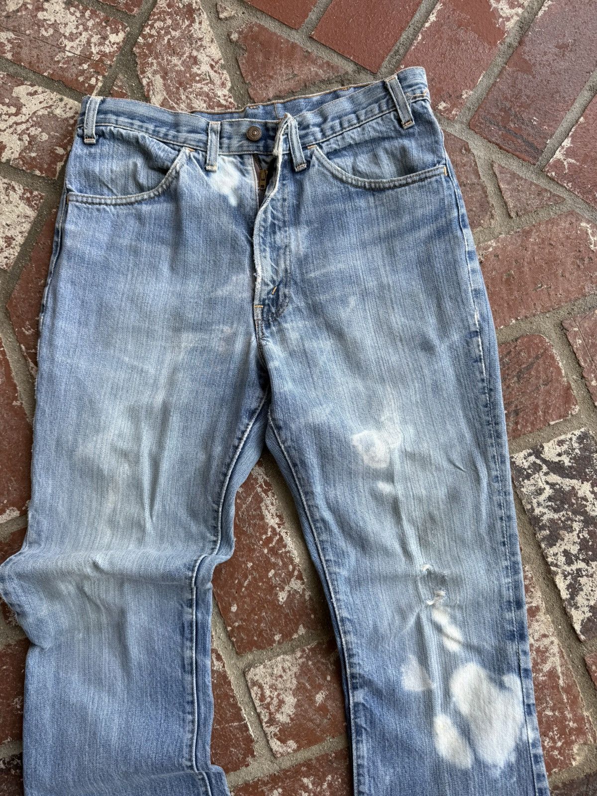 Levi's Levis Orange Tab Big E Jeans 1969-1971 Size US 30 / EU 46 - 3 Thumbnail