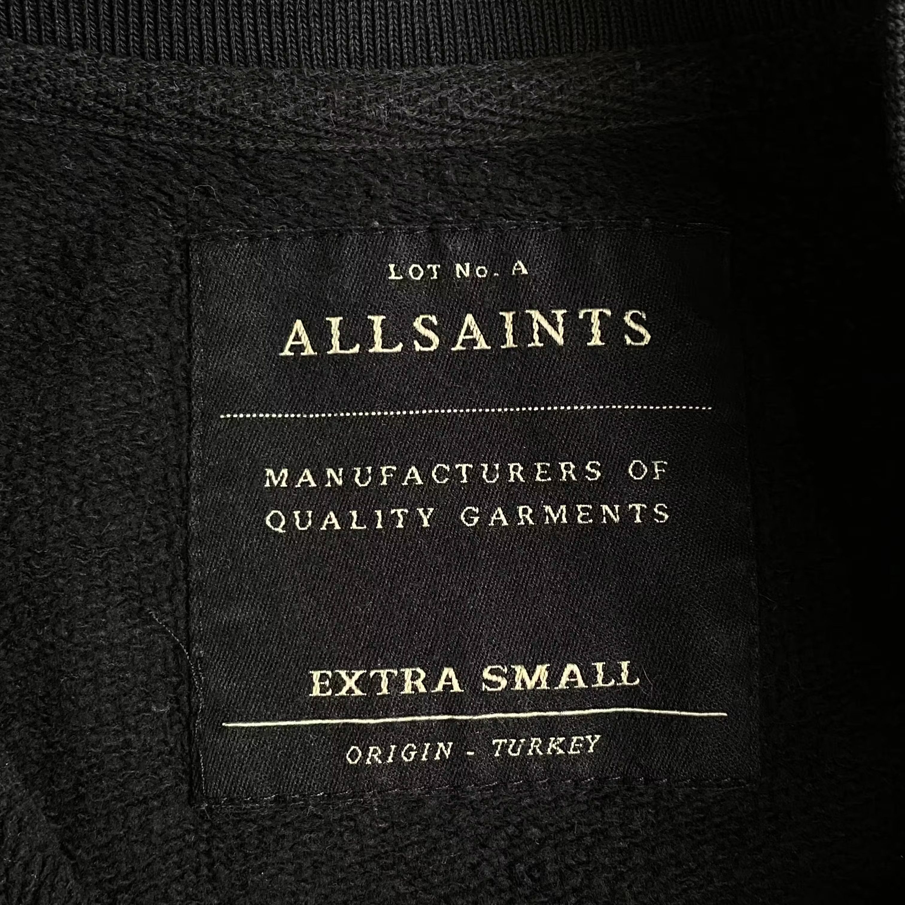 Allsaints Mens Sweatshirt Allsaints Full Zip Size S Size US S / EU 44-46 / 1 - 4 Thumbnail