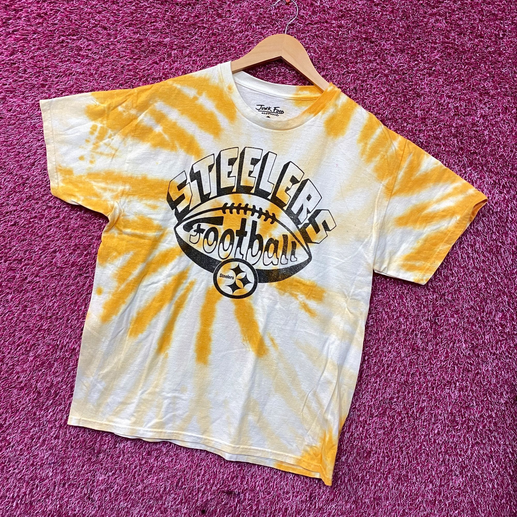 Junk Food Junk Food Pittsburgh Steelers Football Tie Dye T-Shirt Mediu Size US M / EU 48-50 / 2 - 3 Thumbnail