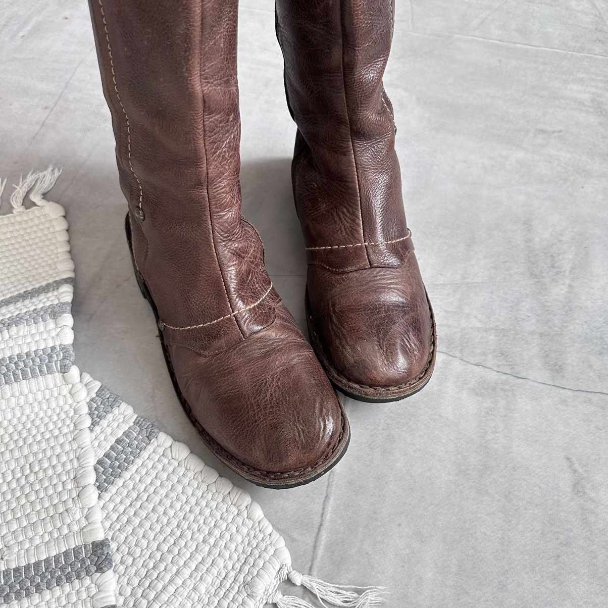 Marithe + Francois Girbaud 00s Kickers Boxing Biker Boots Moto Sneakers Bikkembergs Ash Size US 8 / IT 38 - 6 Thumbnail