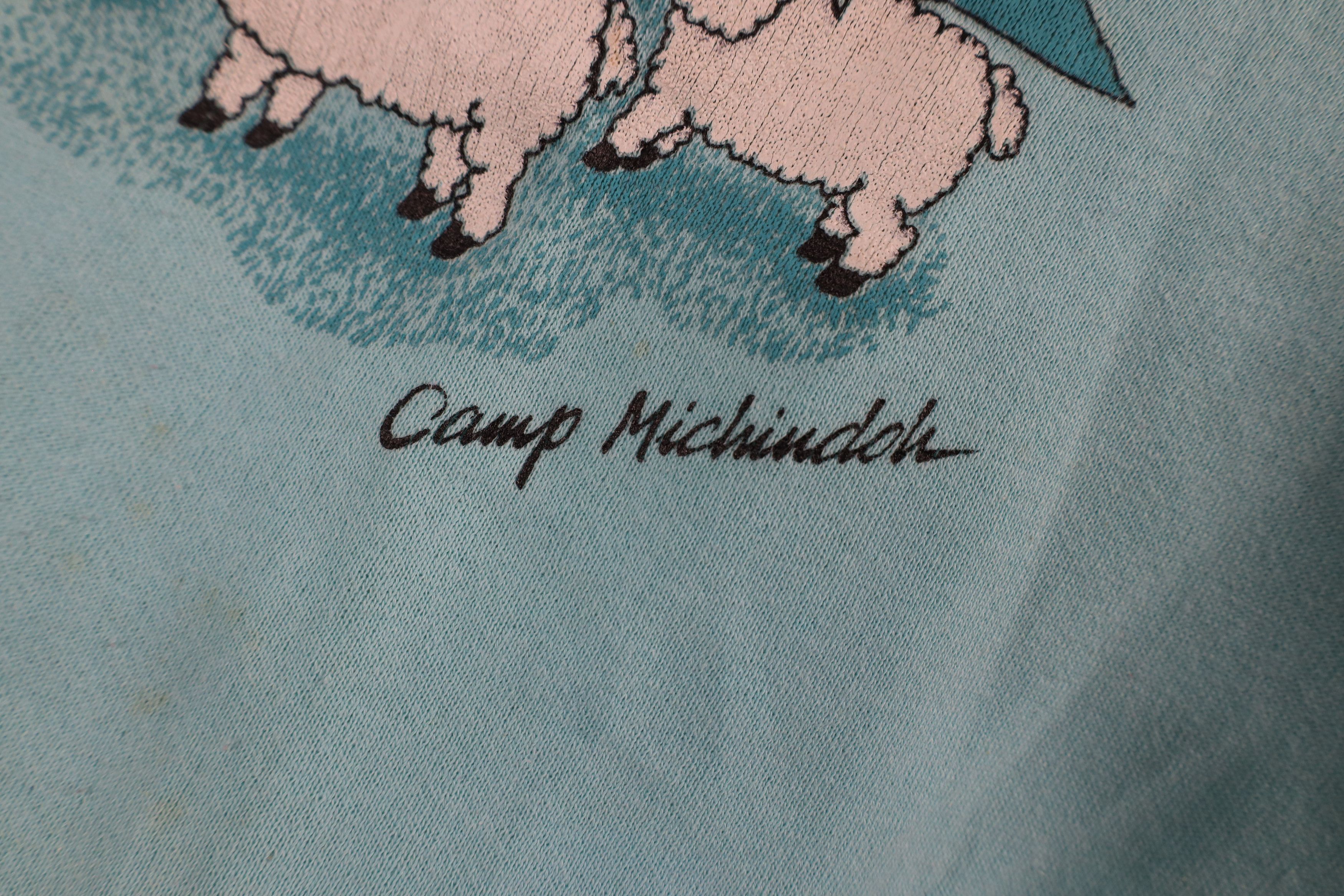 Vintage Vintage 80s 90s Sheep Camp Michindoh Sweatshirt USA Size M / US 6-8 / IT 42-44 - 5 Thumbnail