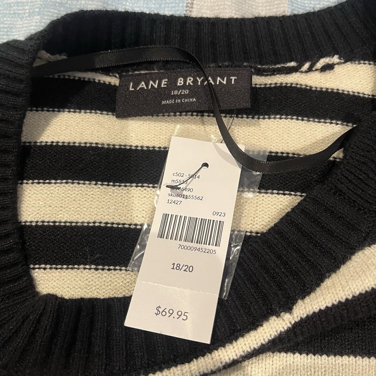 Other Lane Bryant women's 18/20 knit long sleeve striped sweater Size XXL / US 16-18 / IT 52-54 - 8 Thumbnail