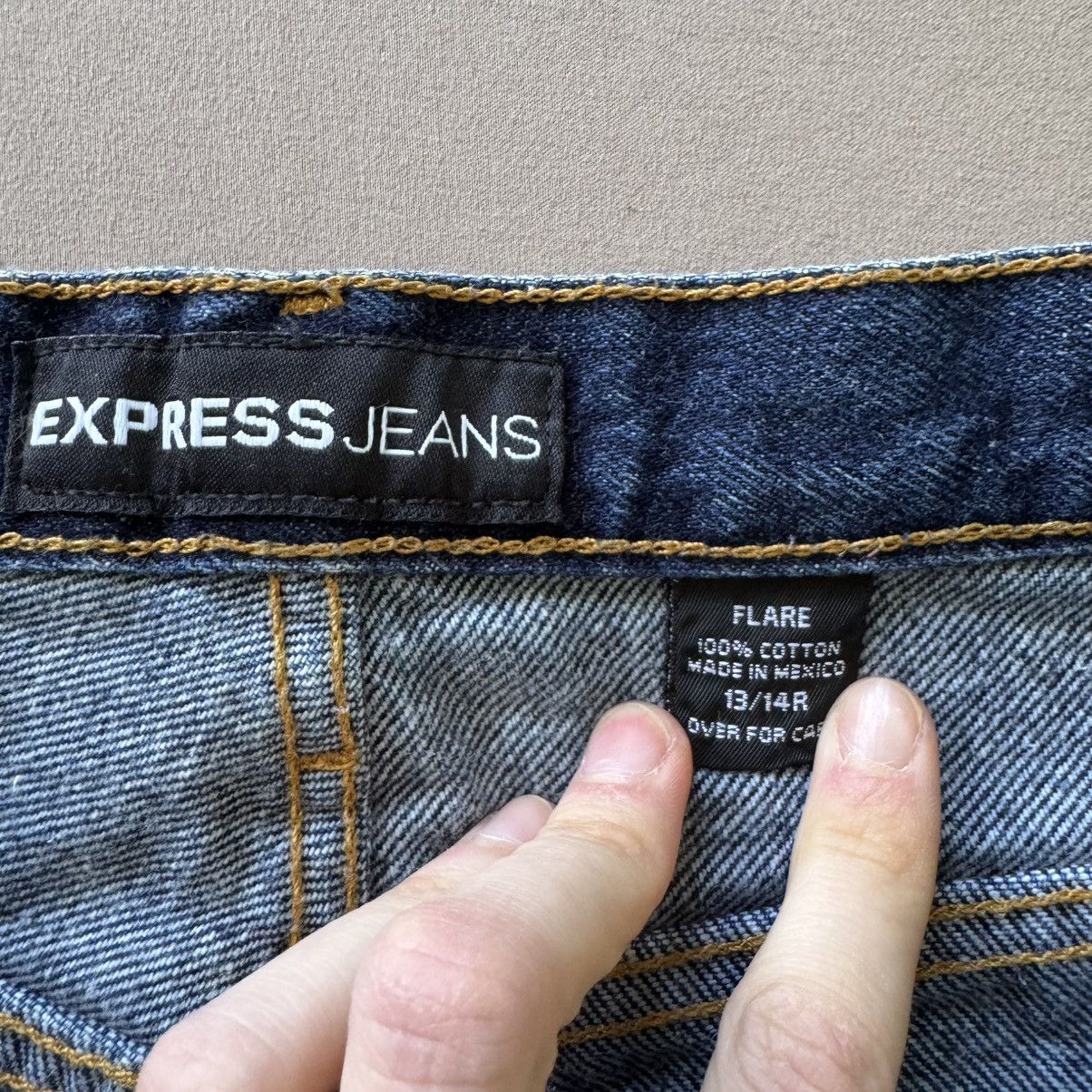 Express Vintage Express Flared Jeans Size 36" / US 14 / IT 50 - 5 Thumbnail