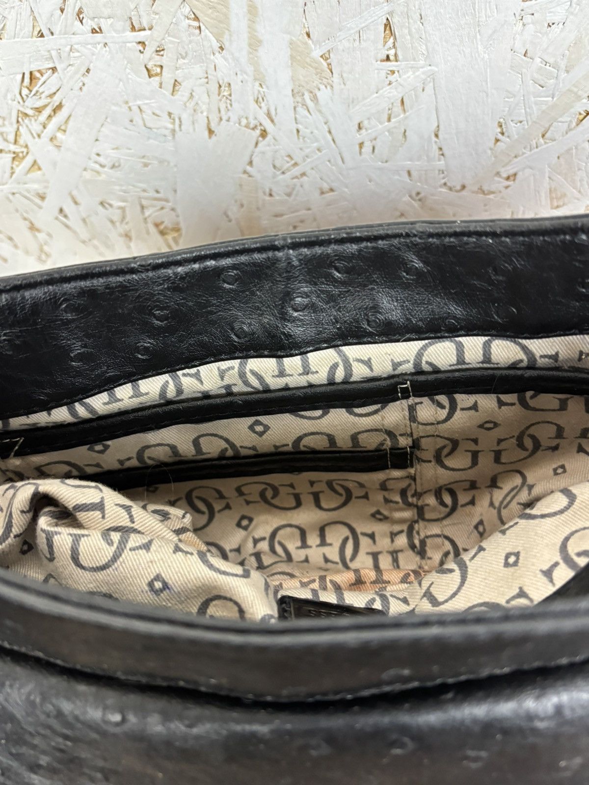 Guess Guess Vintage Y2K Crossbody Shoulder Bag Black Monogram 00s Size ONE SIZE - 17 Thumbnail