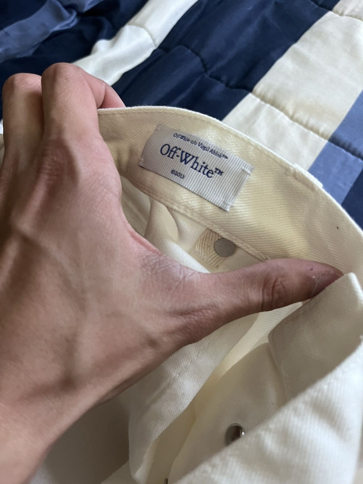 Off-White Off White hybrid denim Size US 33 - 8 Thumbnail
