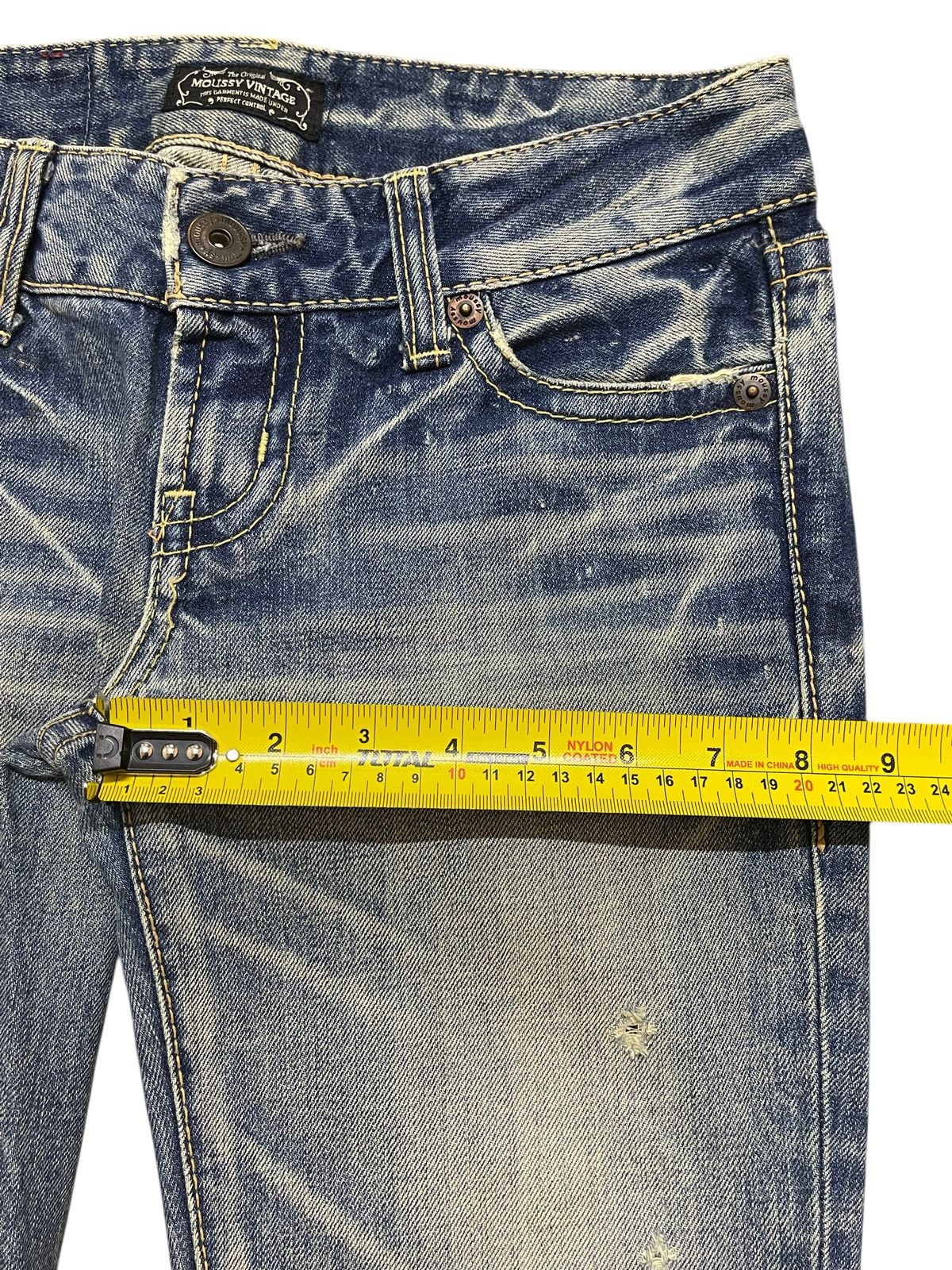 Hysteric Glamour Vintage Japanese Brand Blue Faded Ocean Wash Flared Jeans Size US 28 / EU 44 - 16 Thumbnail