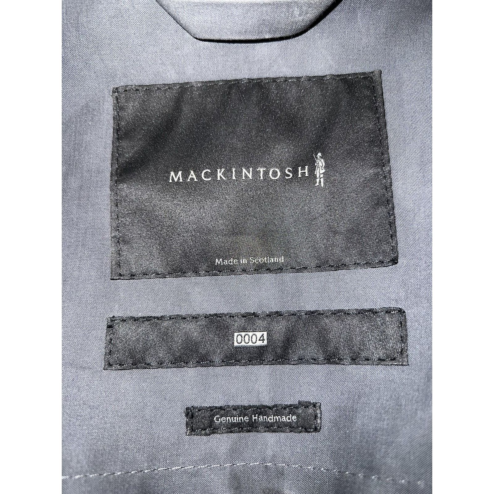 Mackintosh Mackintosh 0004 Iron Grey Bonded Cotton Moto Jacket Size US S / EU 44-46 / 1 - 8 Thumbnail