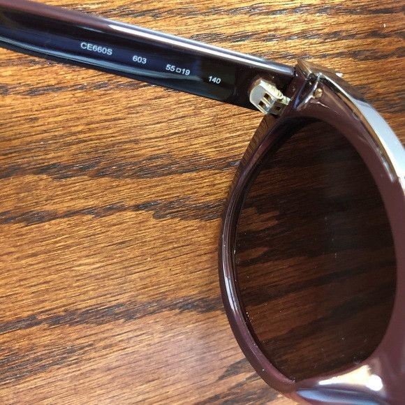 Chloe Chloe oversized Bordeaux cateye arrow sunglasses Size ONE SIZE - 8 Thumbnail