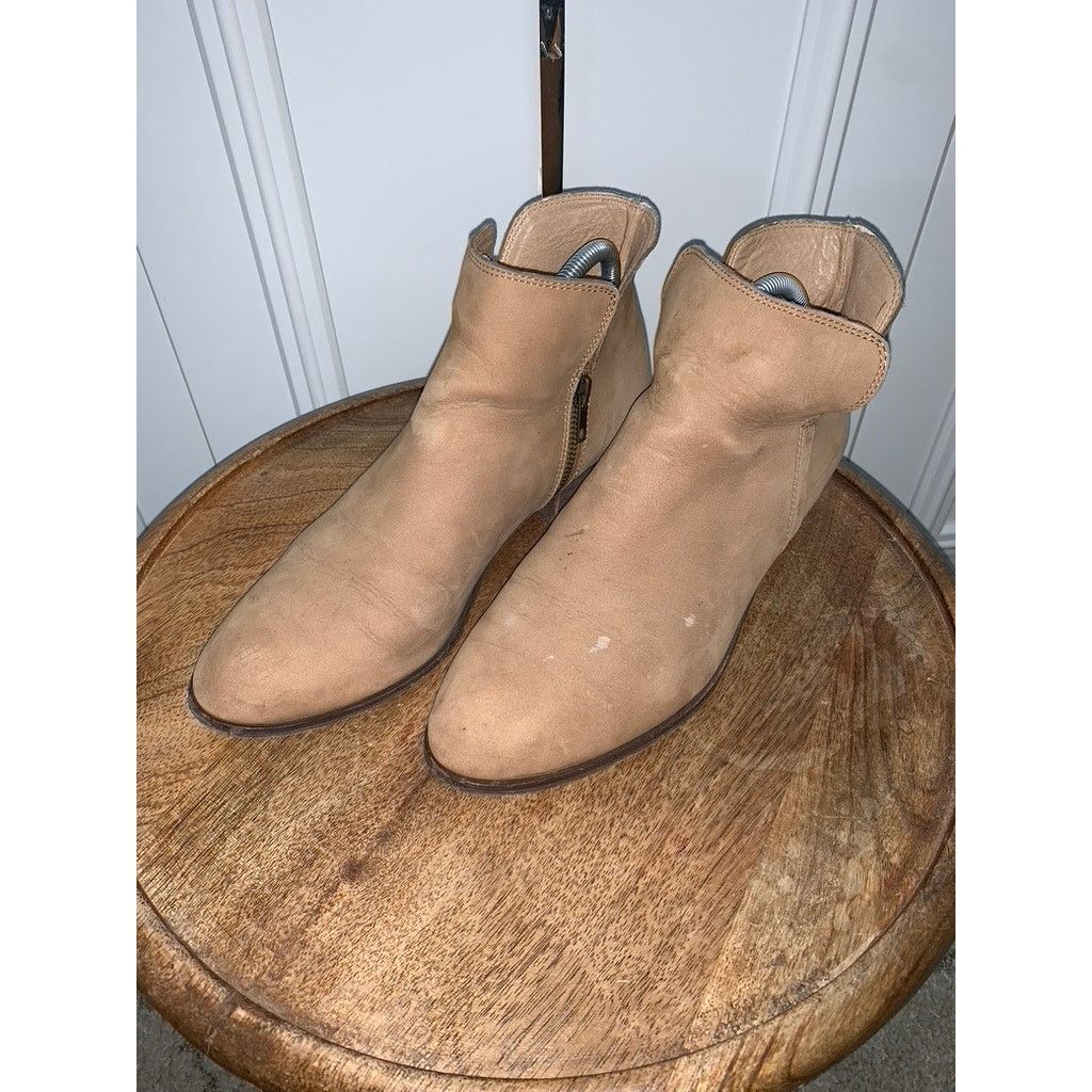 Splendid Splendid Women's Brown Ankle Booties Low Block Heel Size US 10 / IT 40 - 1 Thumbnail