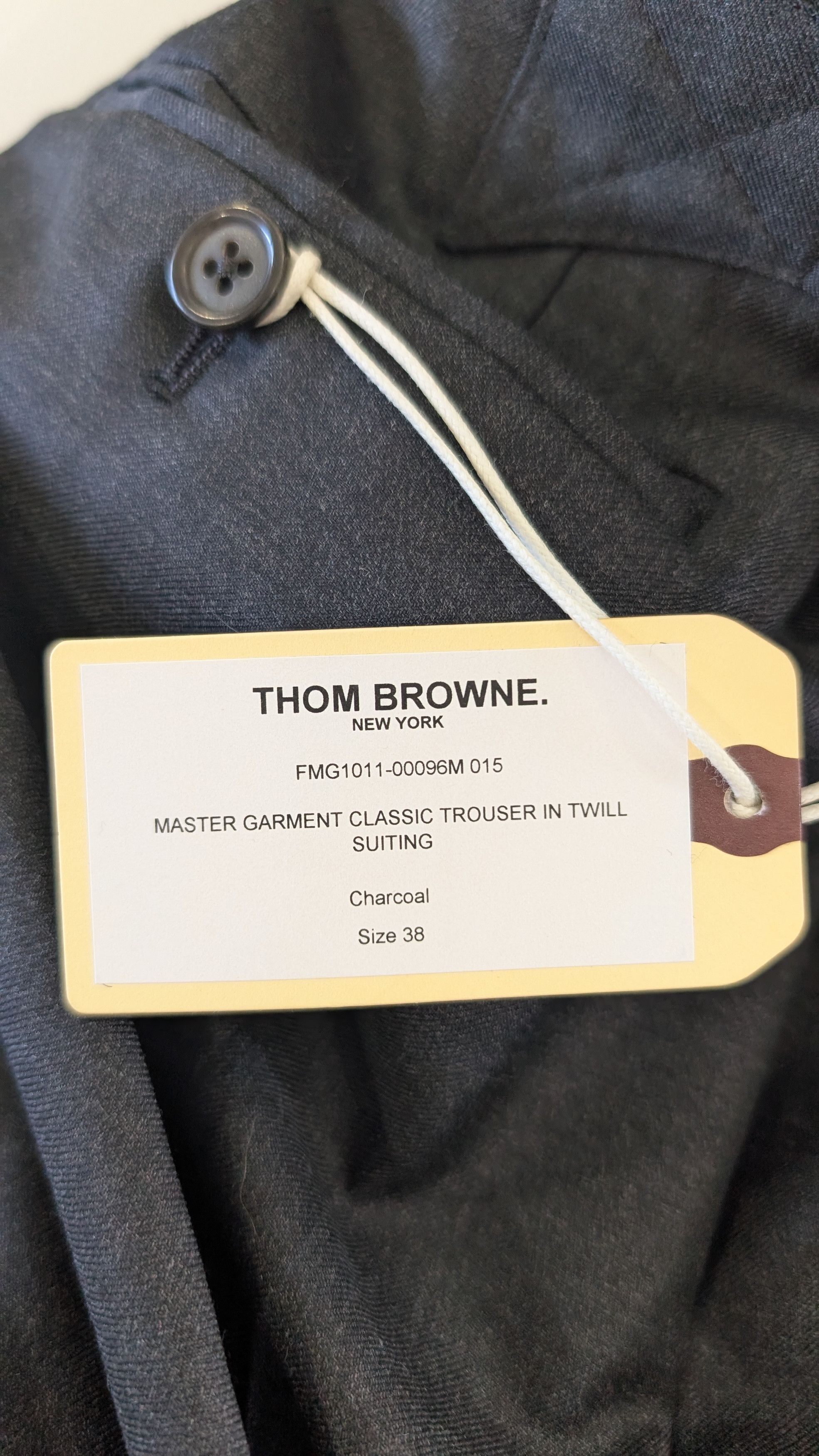 Thom Browne Thom Browne New York Charcoal Wool Master Garment Size 38 Size 27" / US 4 / IT 40 - 5 Thumbnail
