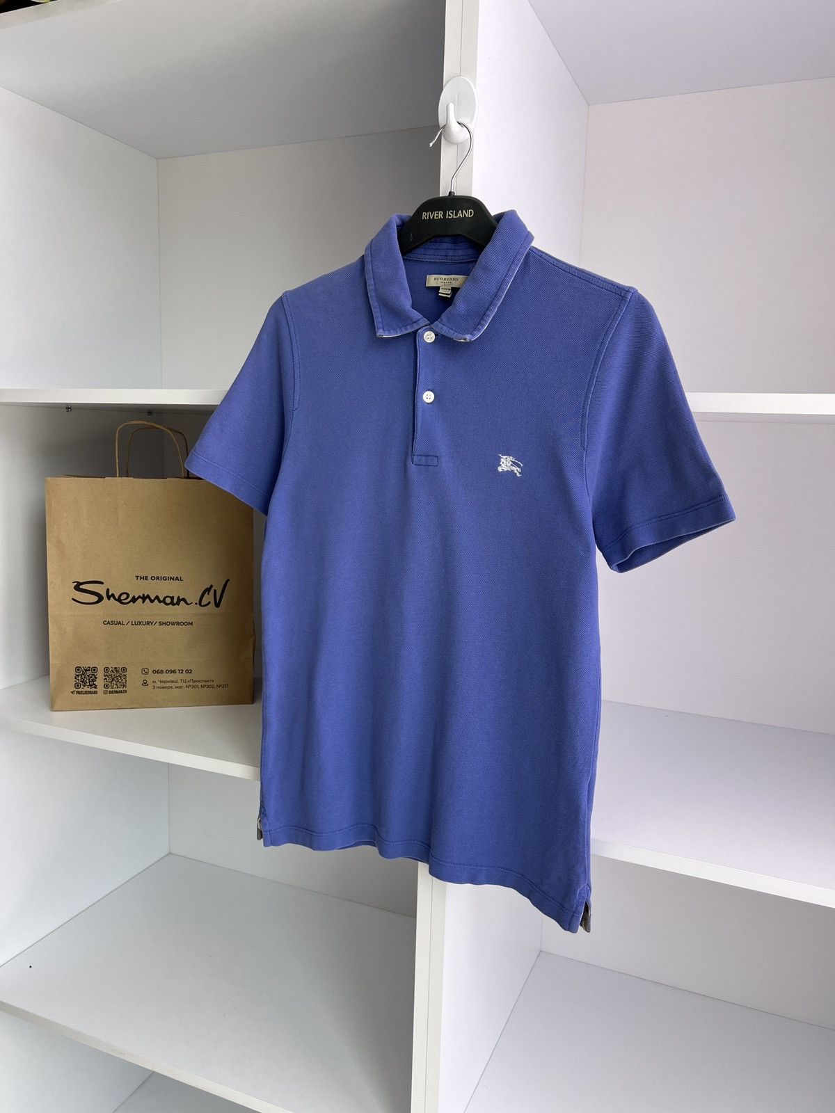 Burberry × Vintage Vintage Burberry old money style polo Size US S / EU 44-46 / 1 - 2 Thumbnail