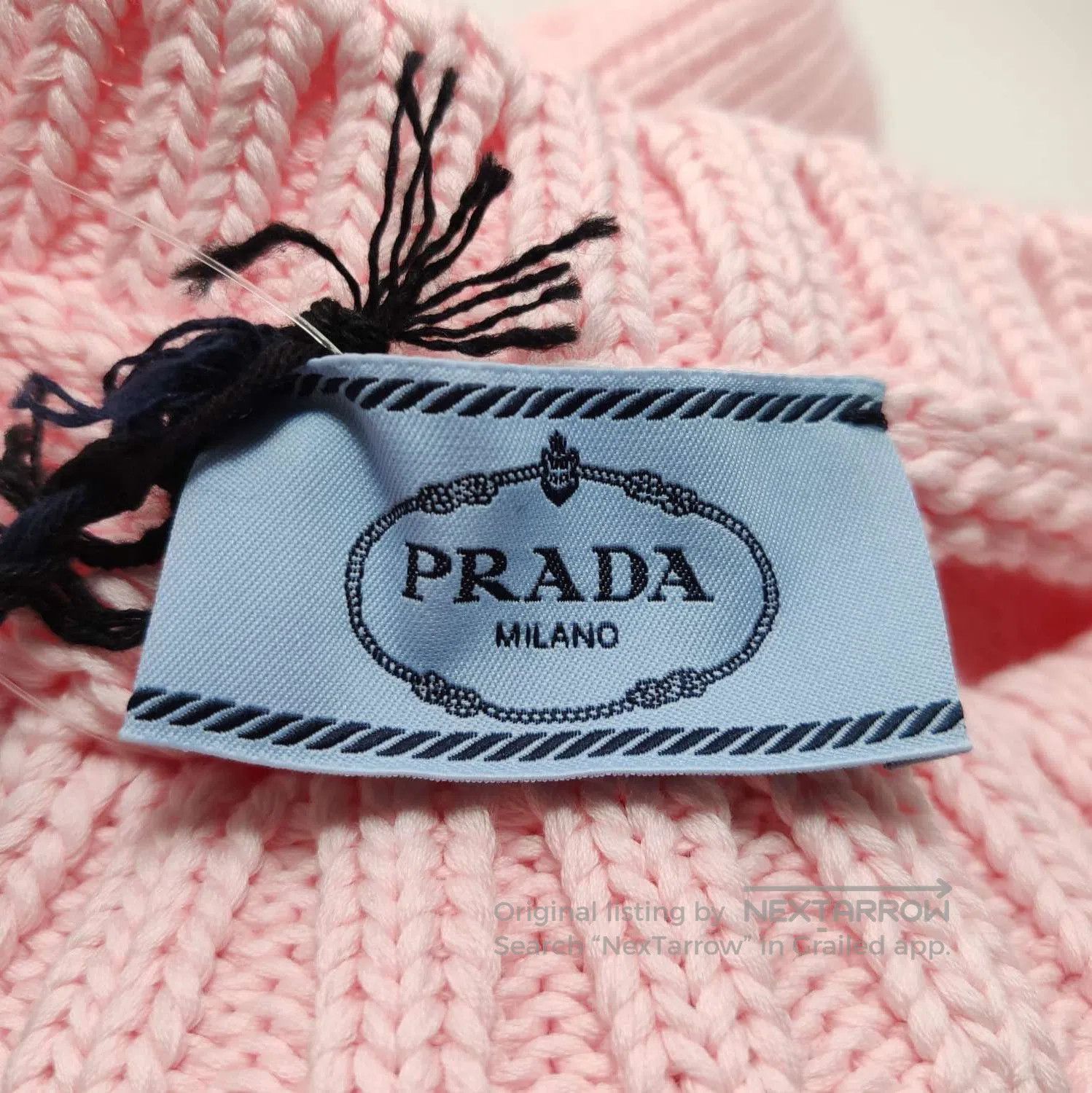 Prada Prada Pink Cotton Cable Knit Sleeveless Top . Size M / US 6-8 / IT 42-44 - 5 Thumbnail