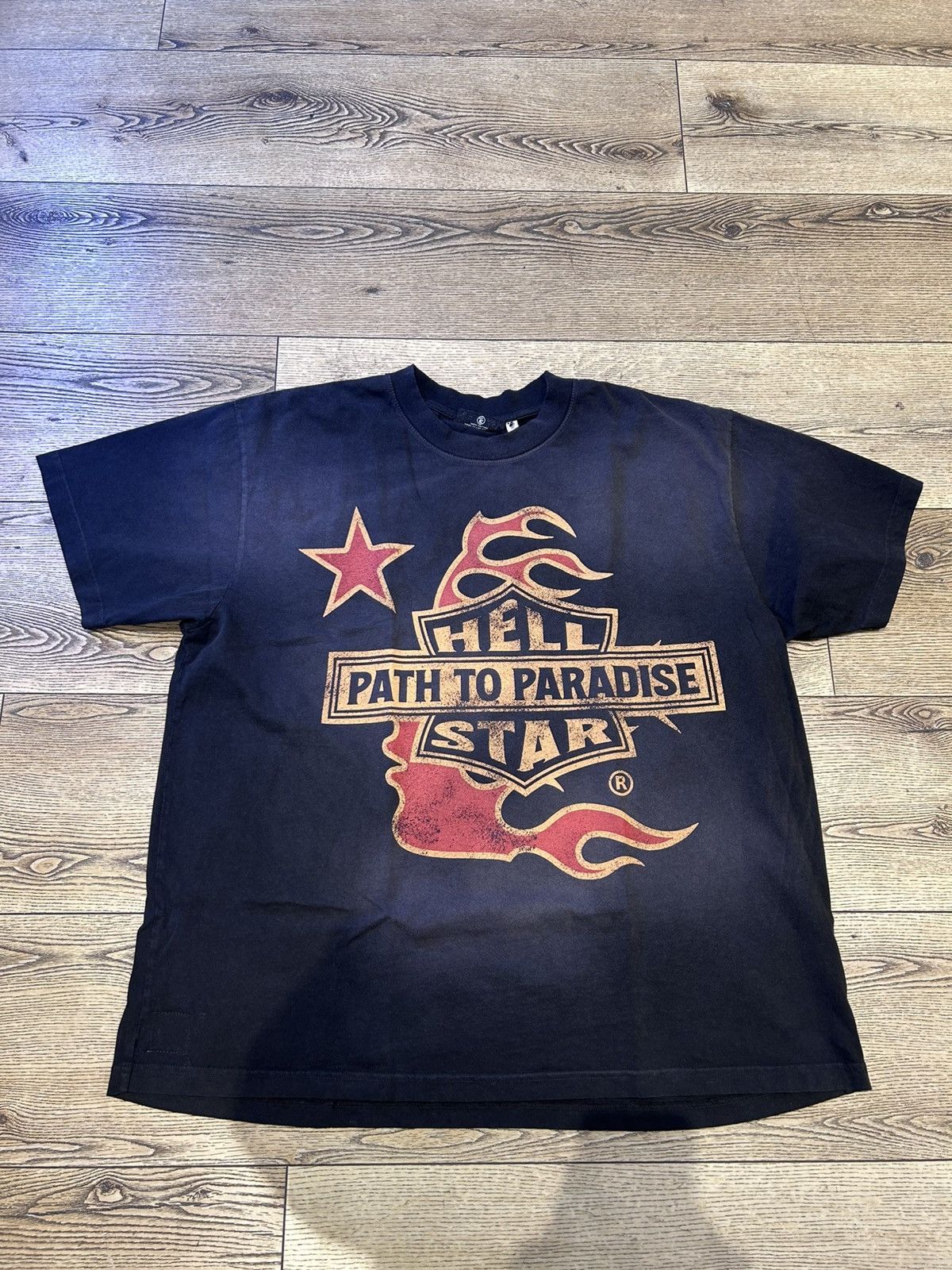 HELLSTAR Hellstar Biker Tour Remix Tee Size US XXL / EU 58 / 5 - 1 Thumbnail