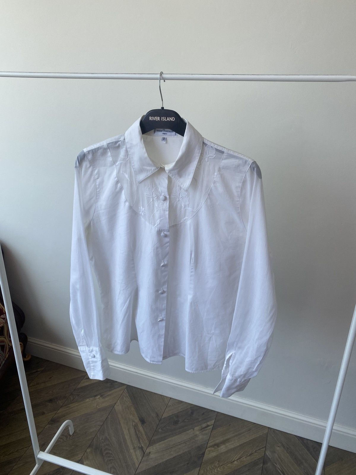 ANNE FONTAINE Vintage Anne Fontaine Paris womens button up shirt Size XS / US 0-2 / IT 36-38 - 4 Thumbnail