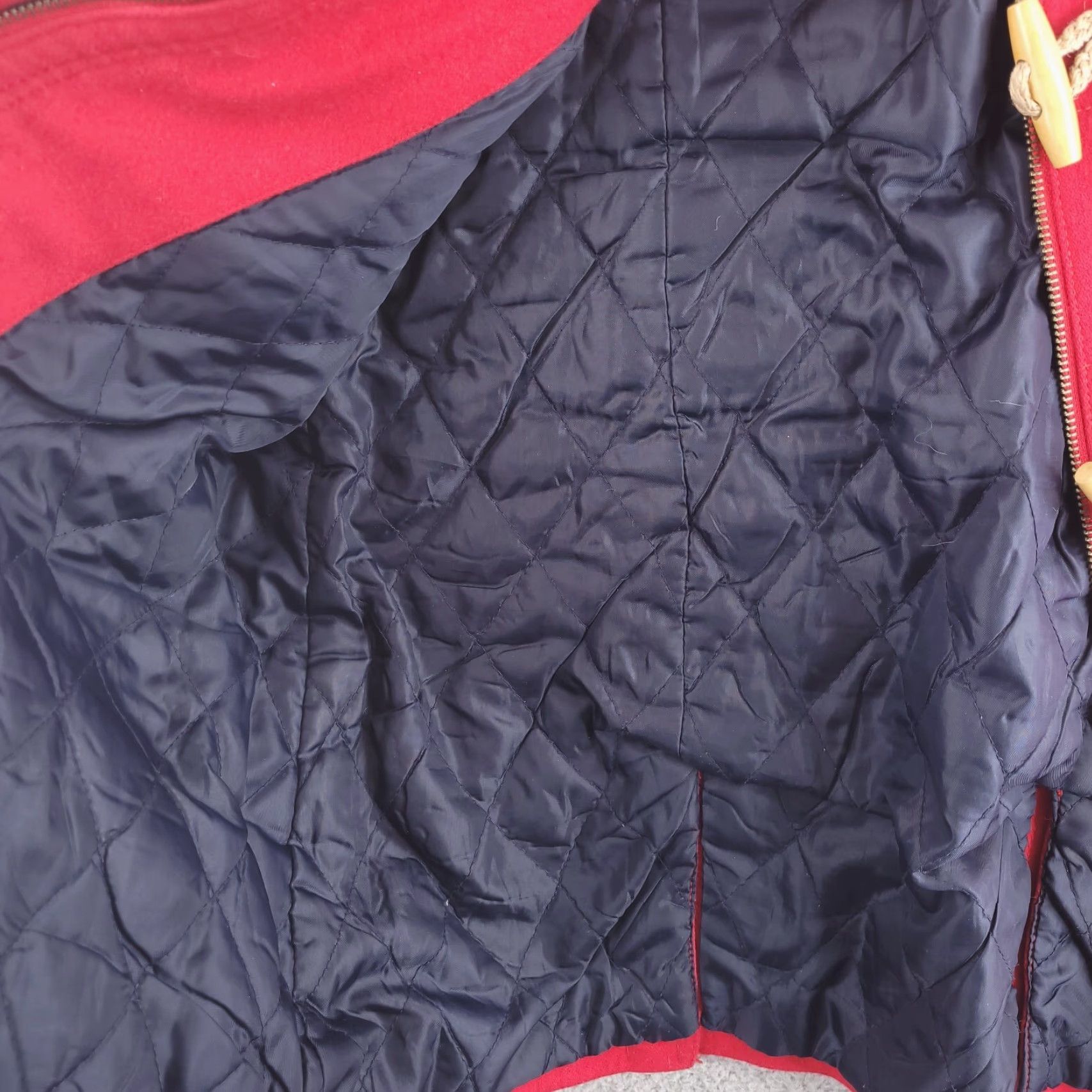 American Eagle Outfitters VINTAGE American Eagle Coat Womens Medium Red Wool Overcoat Long Quilted Size M / US 6-8 / IT 42-44 - 6 Thumbnail