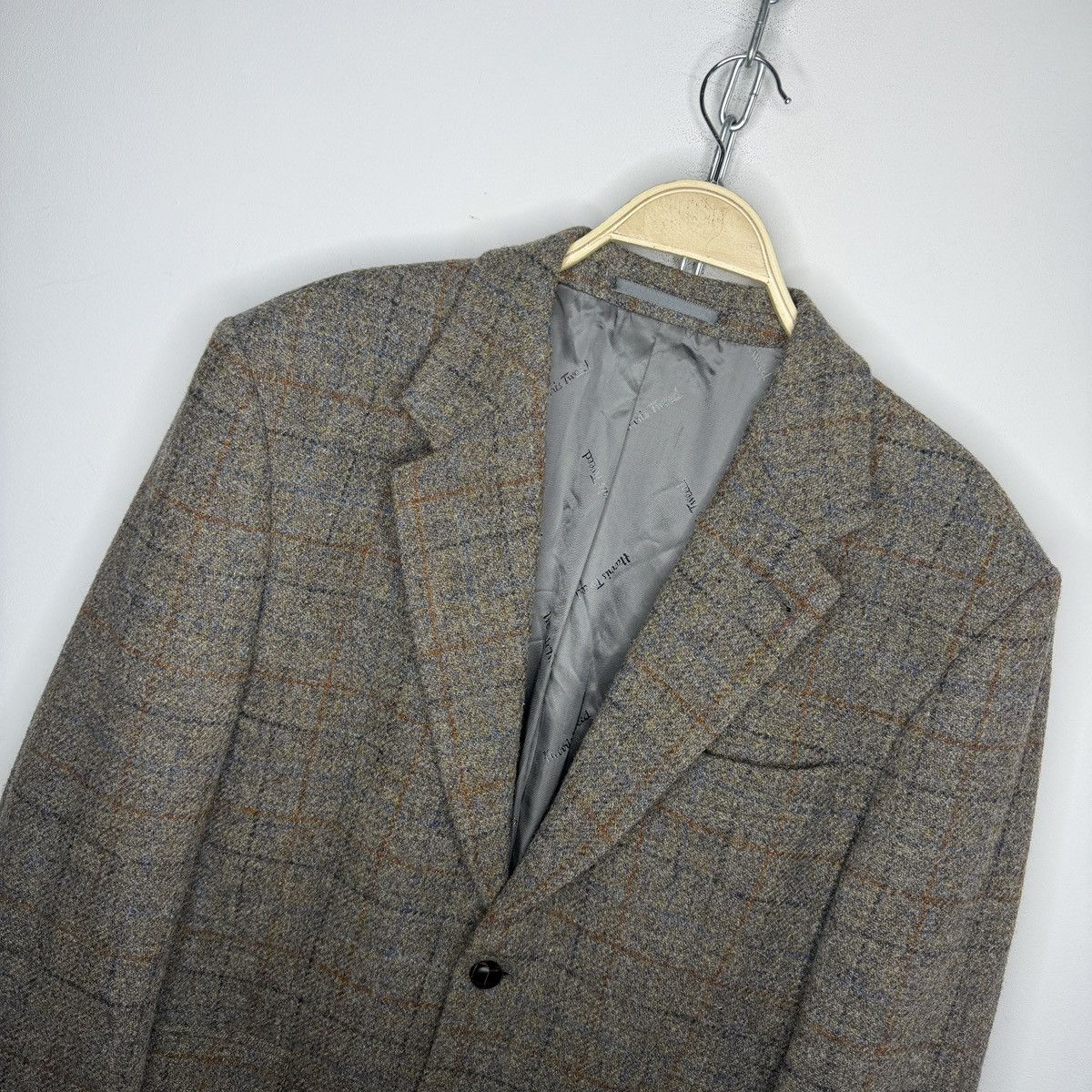 Harris Tweed Vintage Harris Tweed Blazer Tweed Jacket Wool Gray Oldmoney Size US L / EU 52-54 / 3 - 4 Thumbnail