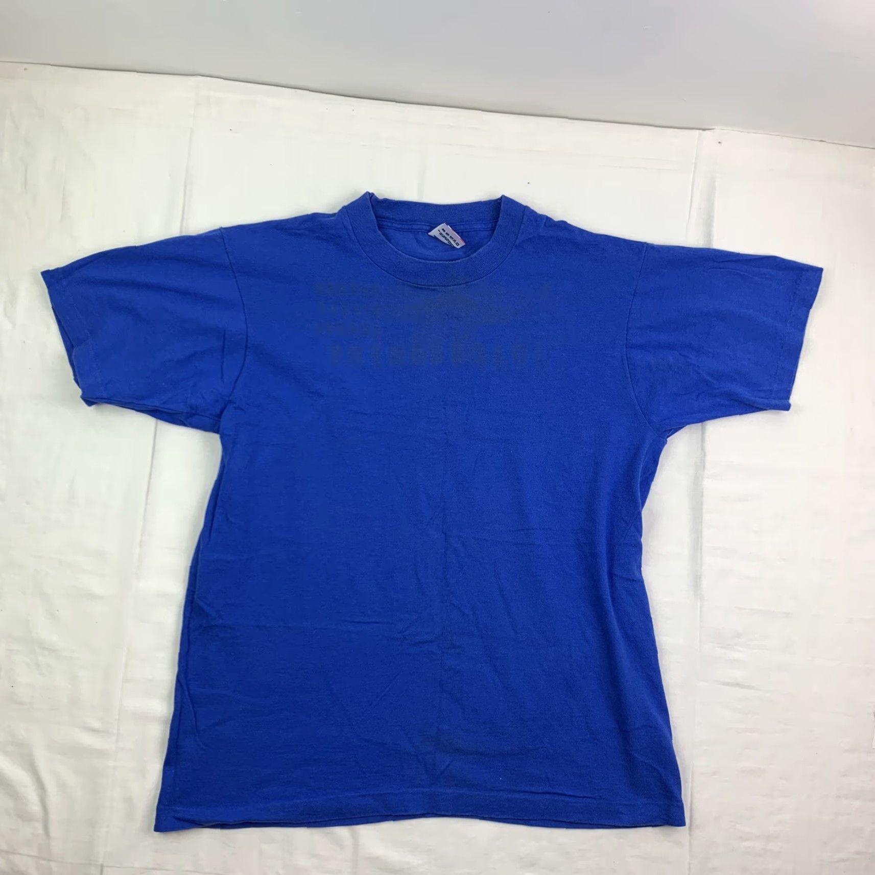 Fruit Of The Loom VINTAGE DeeDee Middle School Roadrunners T Shirt Adult Large Blue Mascot 90s USA Fruit of the Loom Shirt Mens Size US L / EU 52-54 / 3 - 3 Thumbnail