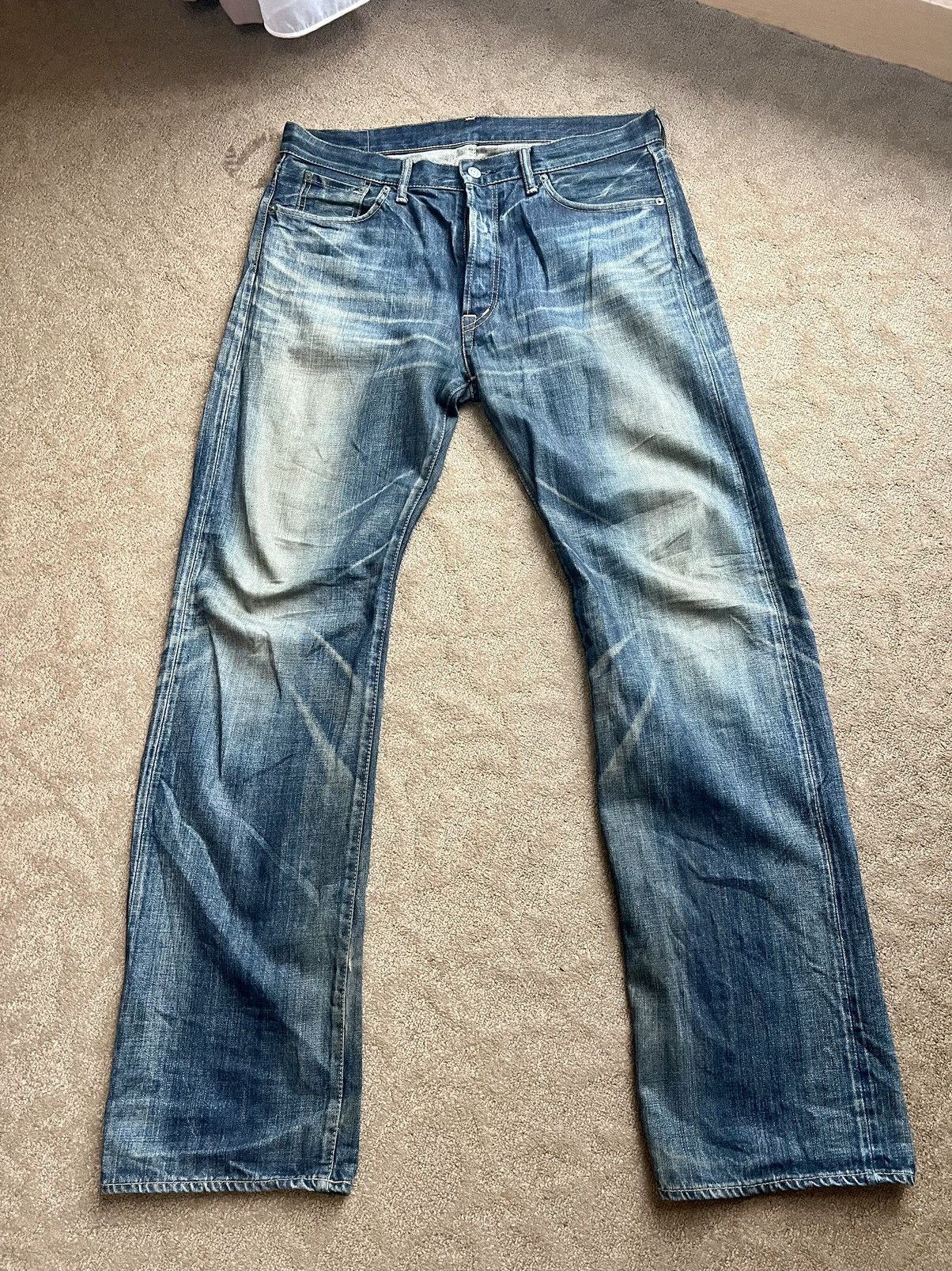 Japanese Brand × OMNIGOD × Vintage Omnigod Selvedge Smoke Flared Jeans Size US 36 / EU 52 - 1 Thumbnail