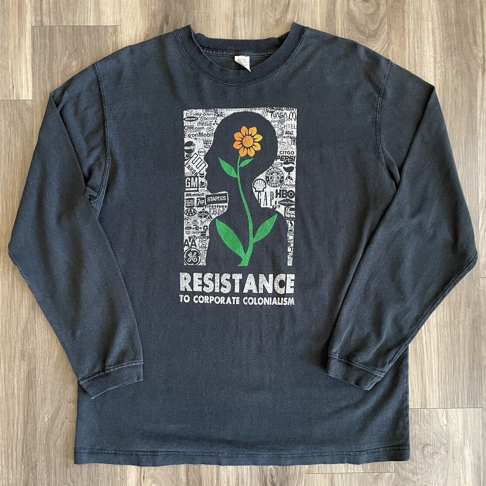 Vintage Vintage Nine Inch Nails too fucked to care LS Tee