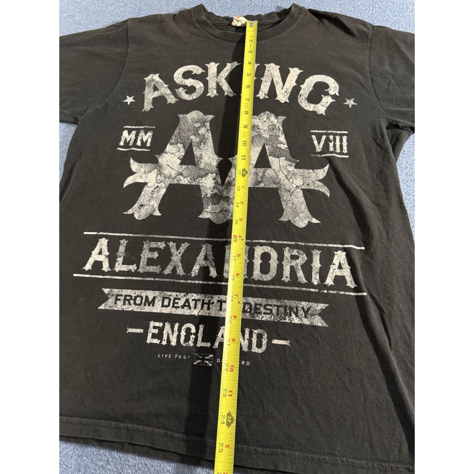 Other Asking Alexandria Black Size Large Thrashed Band T-Shirt Tee Size US L / EU 52-54 / 3 - 6 Thumbnail
