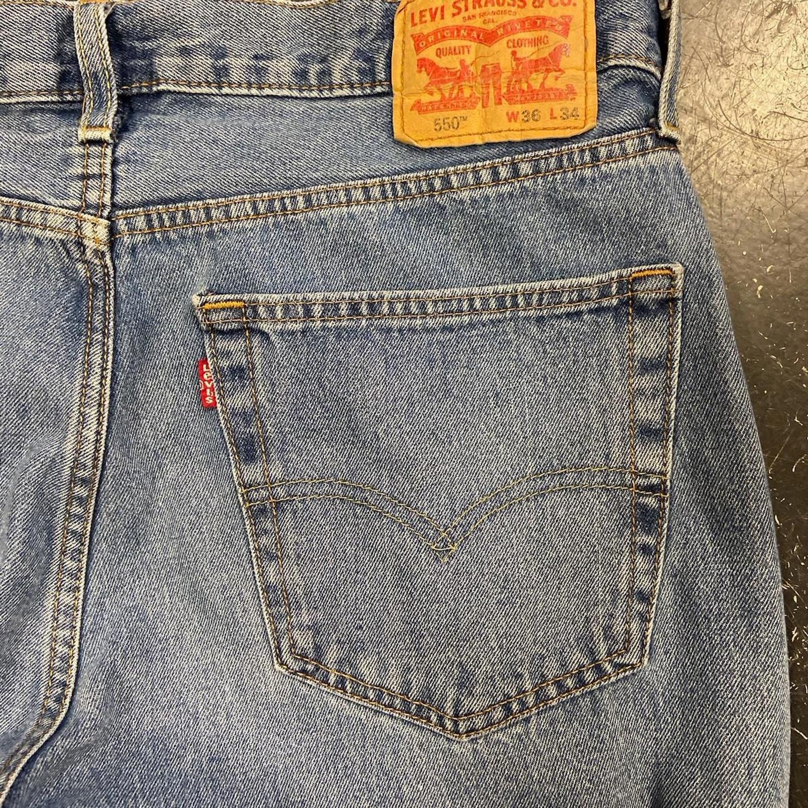 Levi's Baggy Levi 550 Jeans Size US 36 / EU 52 - 4 Thumbnail