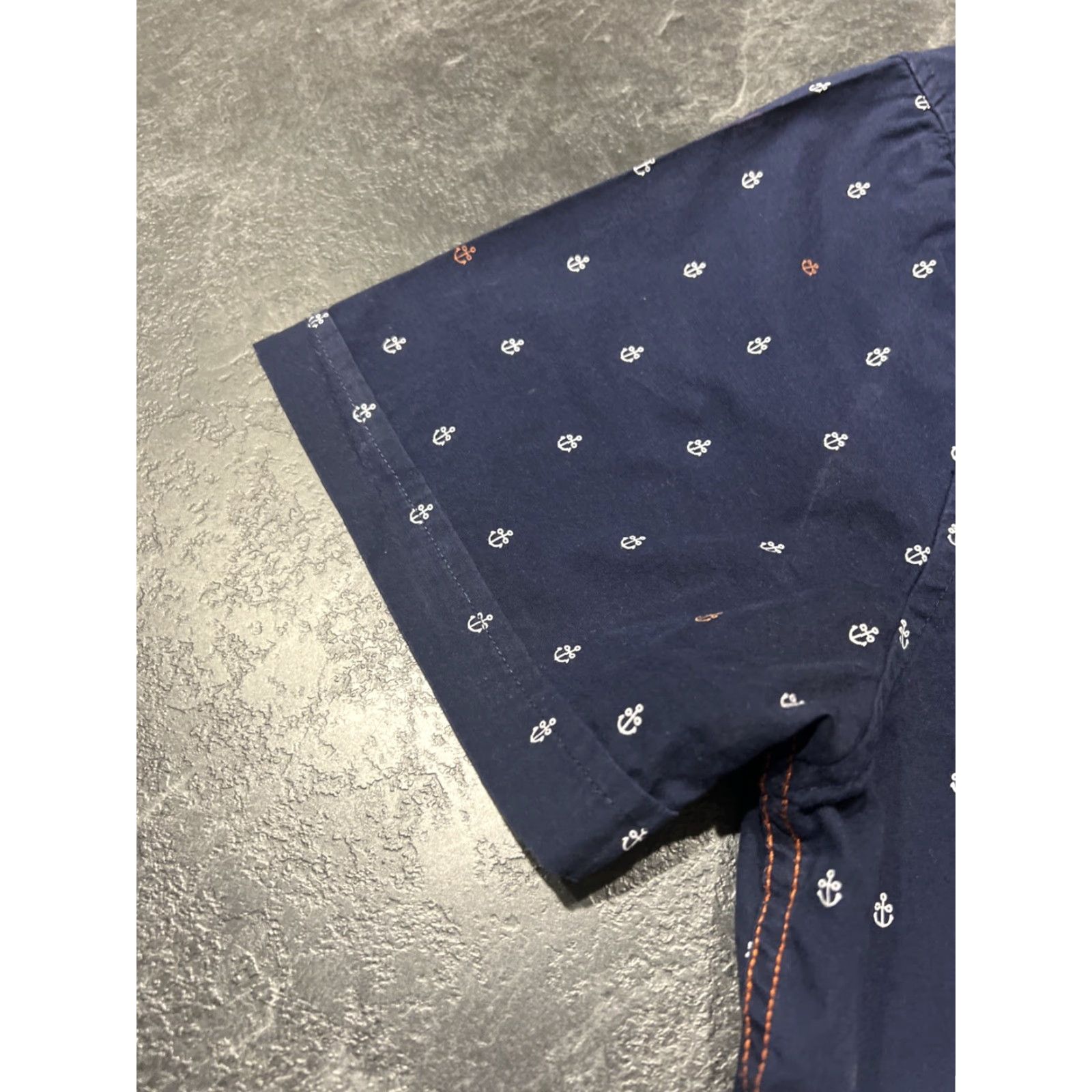 Denime VINTAGE? No — Denim & Flower Button-Up Shirt Denim & Flower City Classic Short Sleeve Mens XL Blue Button-Down Shirt Size US XL / EU 56 / 4 - 5 Thumbnail