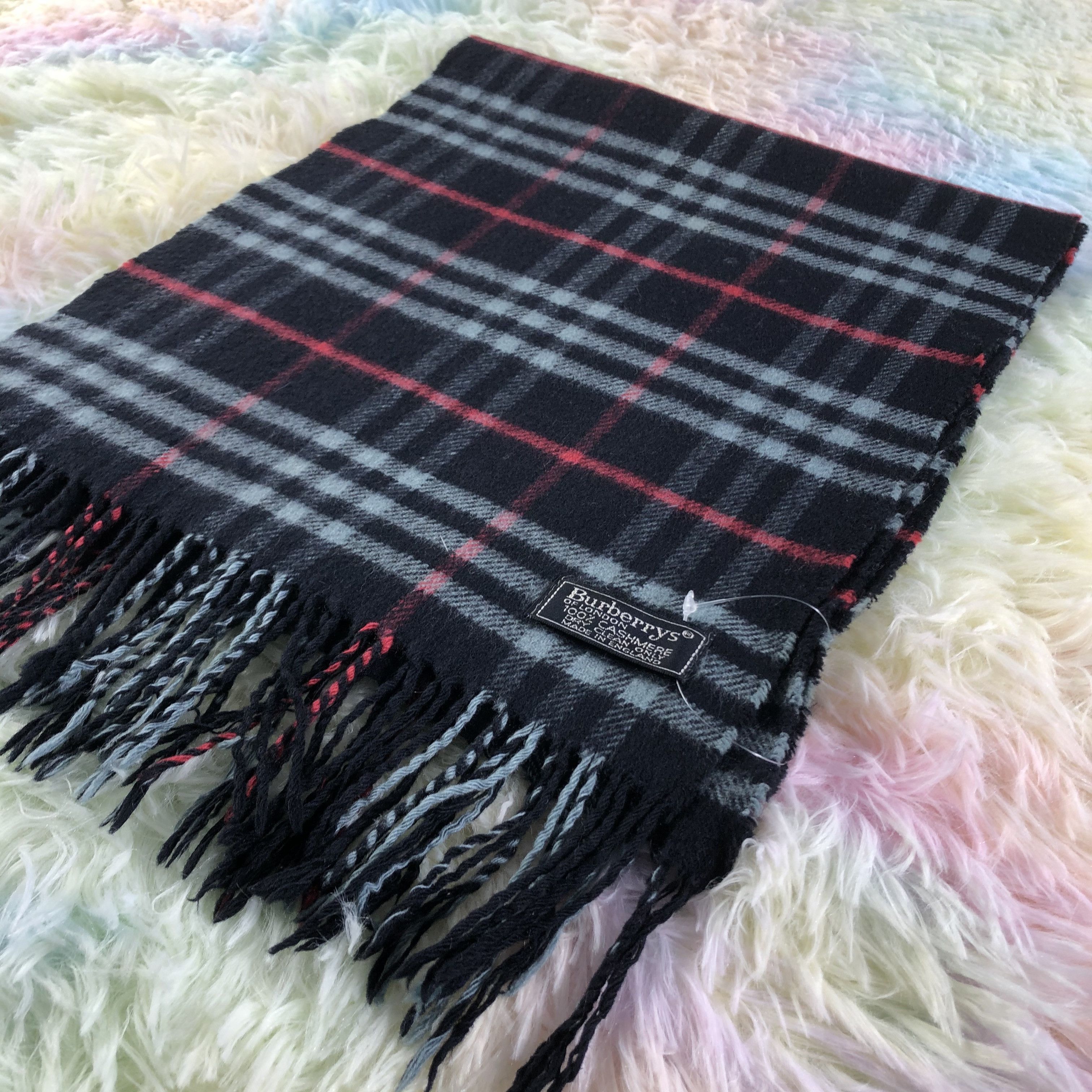 Burberry × Vintage Burberry Scarf / Muffler / Neckwear - KM220 Size ONE SIZE - 5 Thumbnail
