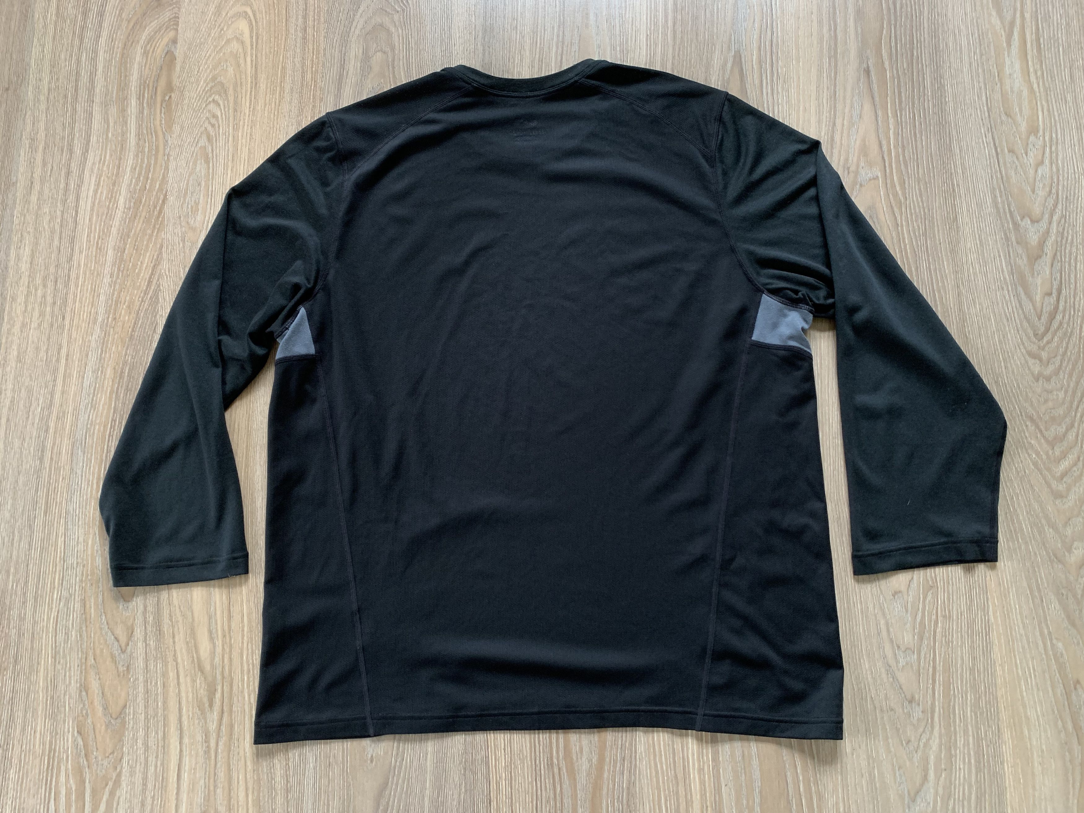 Nike × Vintage Nike Vintage Black Training Long Sleeve Shirt Size US XXL / EU 58 / 5 - 3 Thumbnail