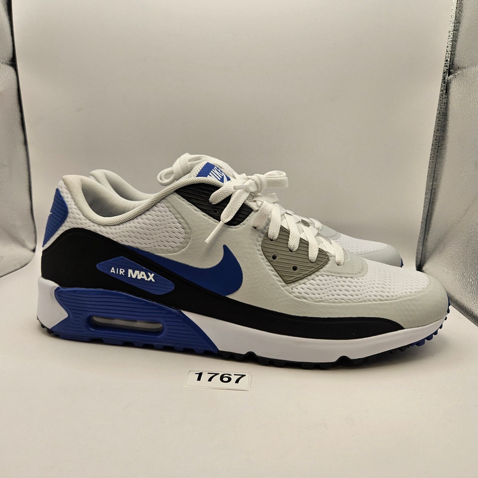 Nike NIKE MEN'S 15 AIR MAX 90 GOLF SHOES ROYAL BLUE SPIKELESS Size US 15 / EU 48 - 4 Thumbnail
