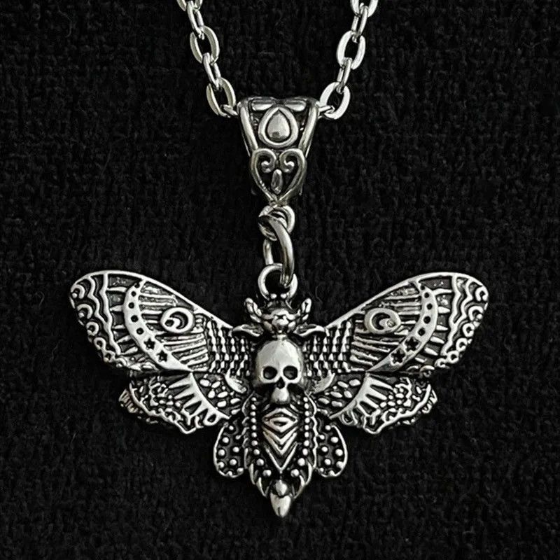 Jewelry × Vintage Death Moth Necklace Pendant Size ONE SIZE - 2 Thumbnail