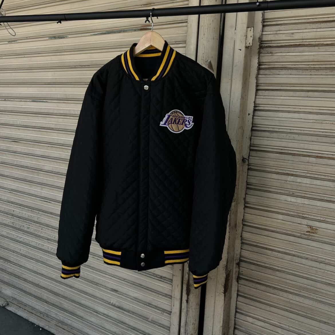 Jeff Hamilton RARE LA Lakers NBA Champions Reversible Jacket Jeff Hamilton Size US L / EU 52-54 / 3 - 8 Thumbnail