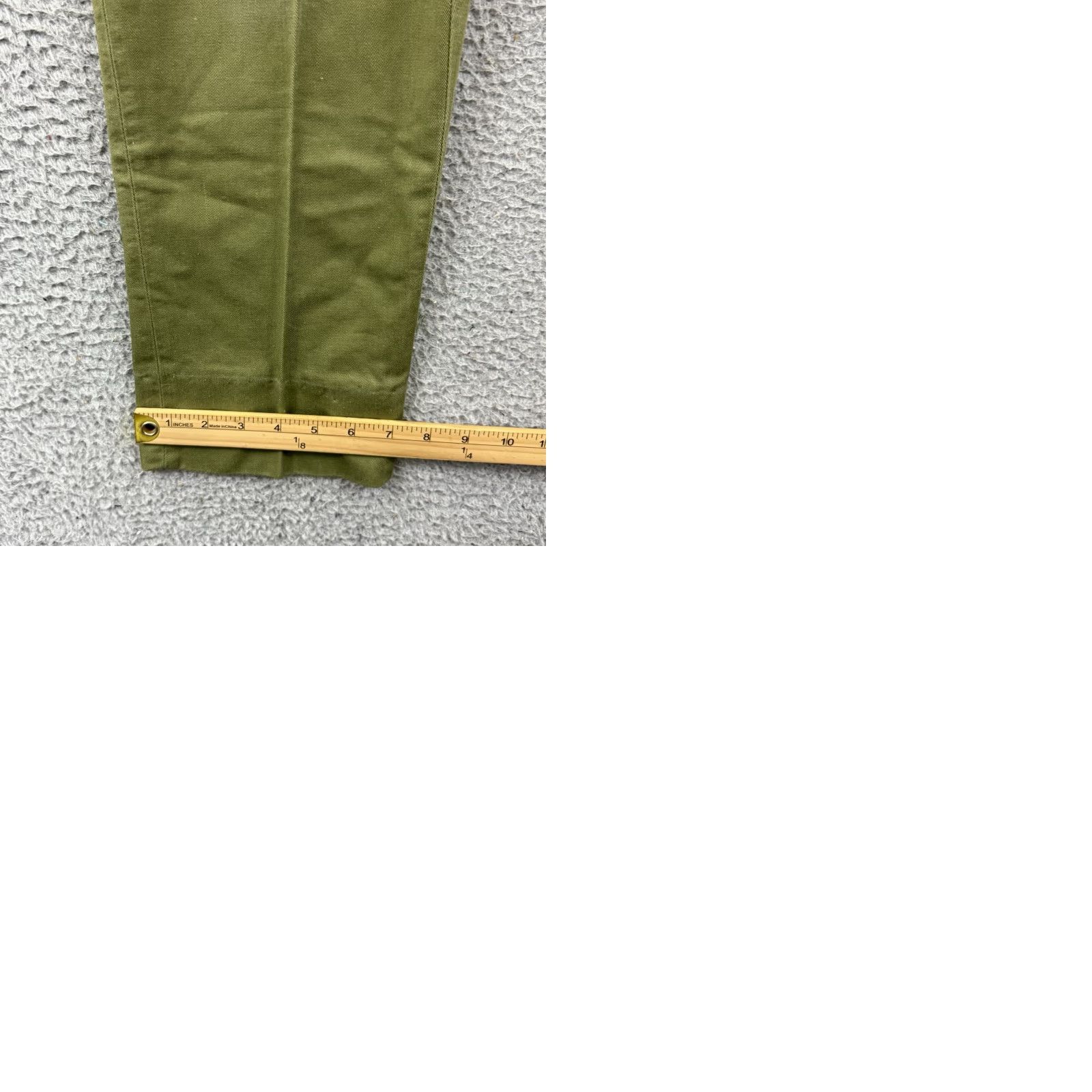 Vintage VINTAGE Boy Scouts Of America Pants Mens 26x28 Green Pleated Slacks 70s Outdoor Chino Straight 80s USA Mens Size US 26 / EU 42 - 9 Thumbnail