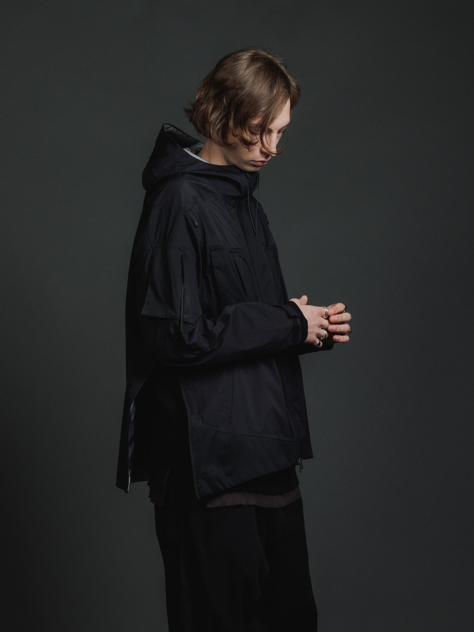 The Viridi-anne Black Water-Repellent Jacket Size US M / EU 48-50 / 2 - 4 Thumbnail