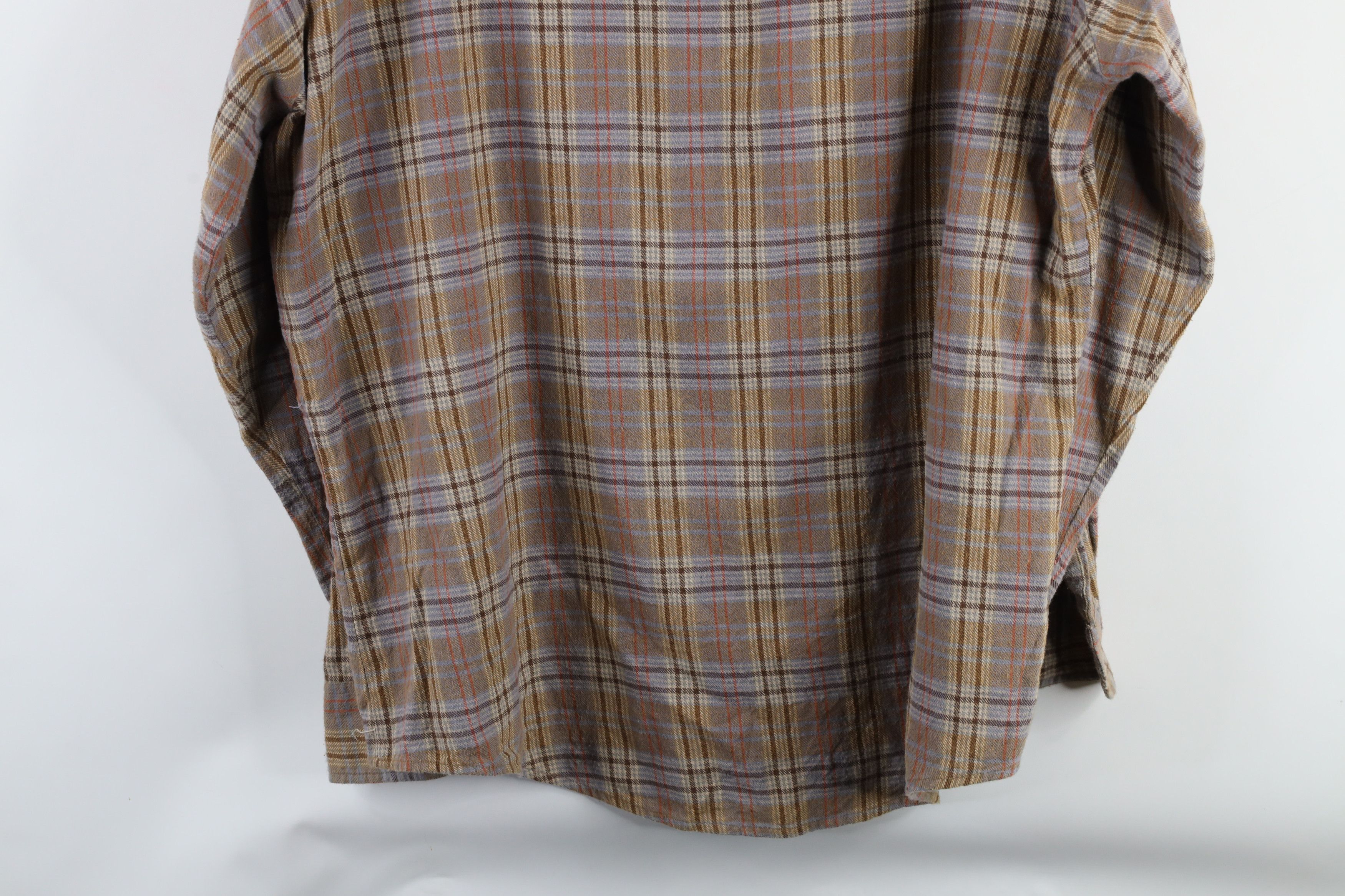 Vintage Vintage 90s Streetwear Flannel Button Down Shirt Plaid Size US L / EU 52-54 / 3 - 9 Thumbnail