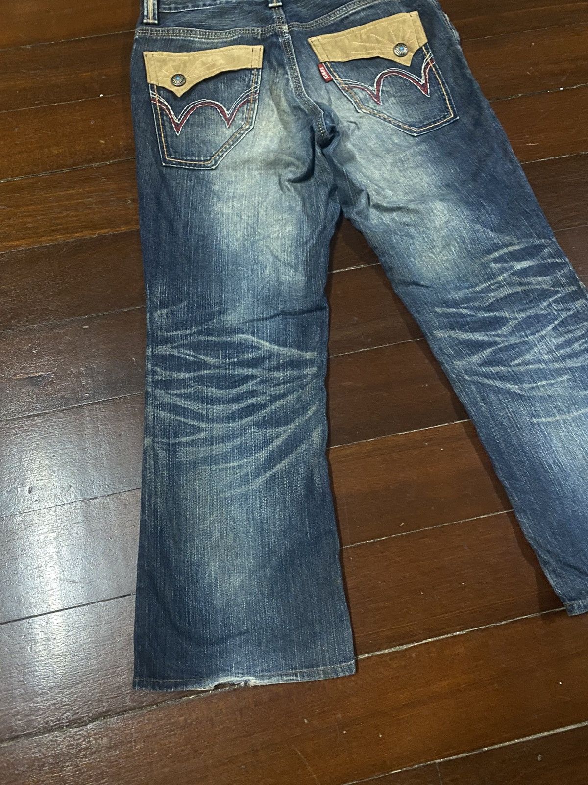 Edwin BAGGY DISTRESSED DENIM EDWIN EXCLUSIVE VINTAGE XU flare Size US 36 / EU 52 - 10 Thumbnail