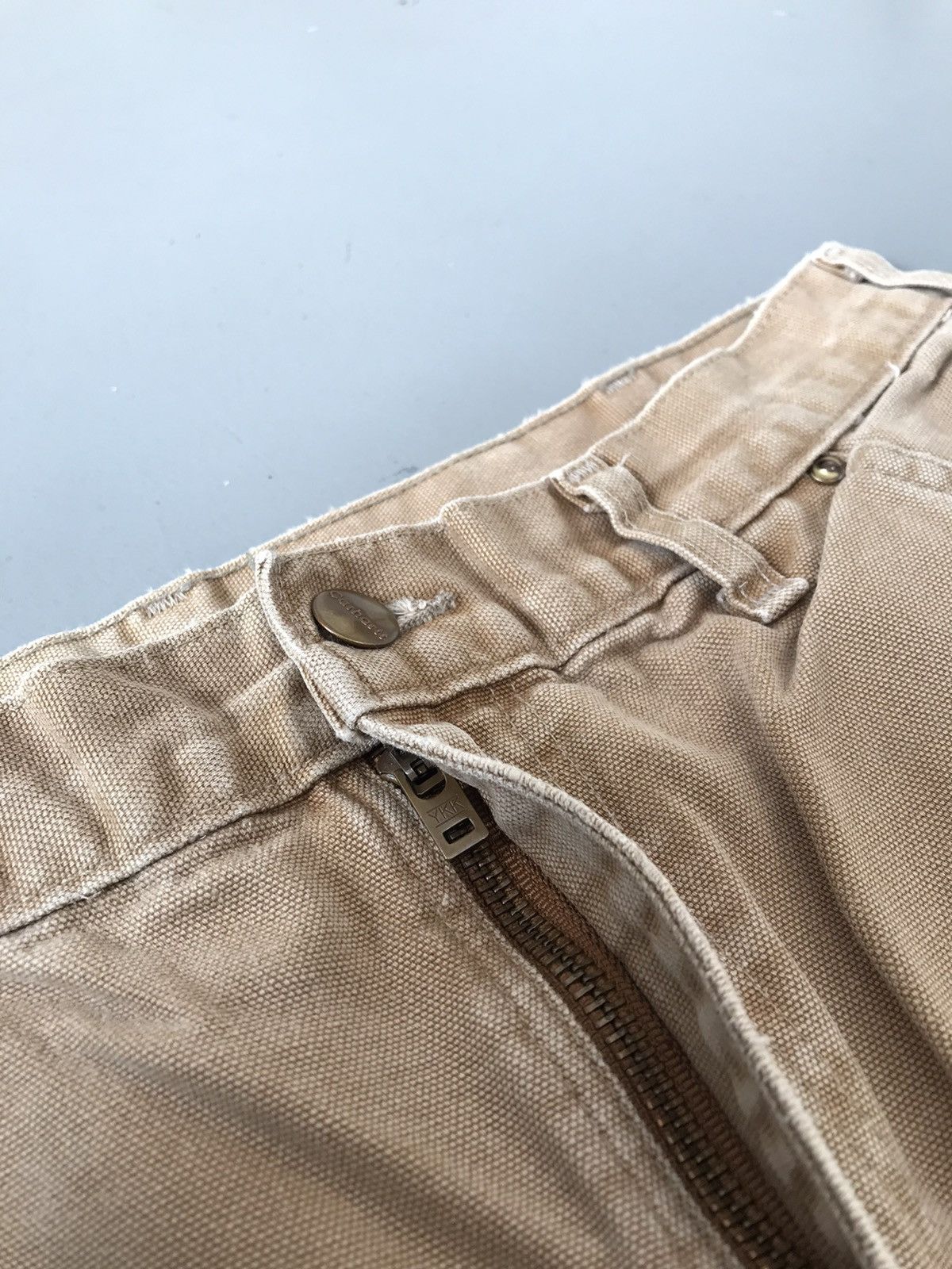 Carhartt × Vintage Vintage Carhartt 90’s B01 BRN Faded double knee denim Size US 32 / EU 48 - 11 Thumbnail