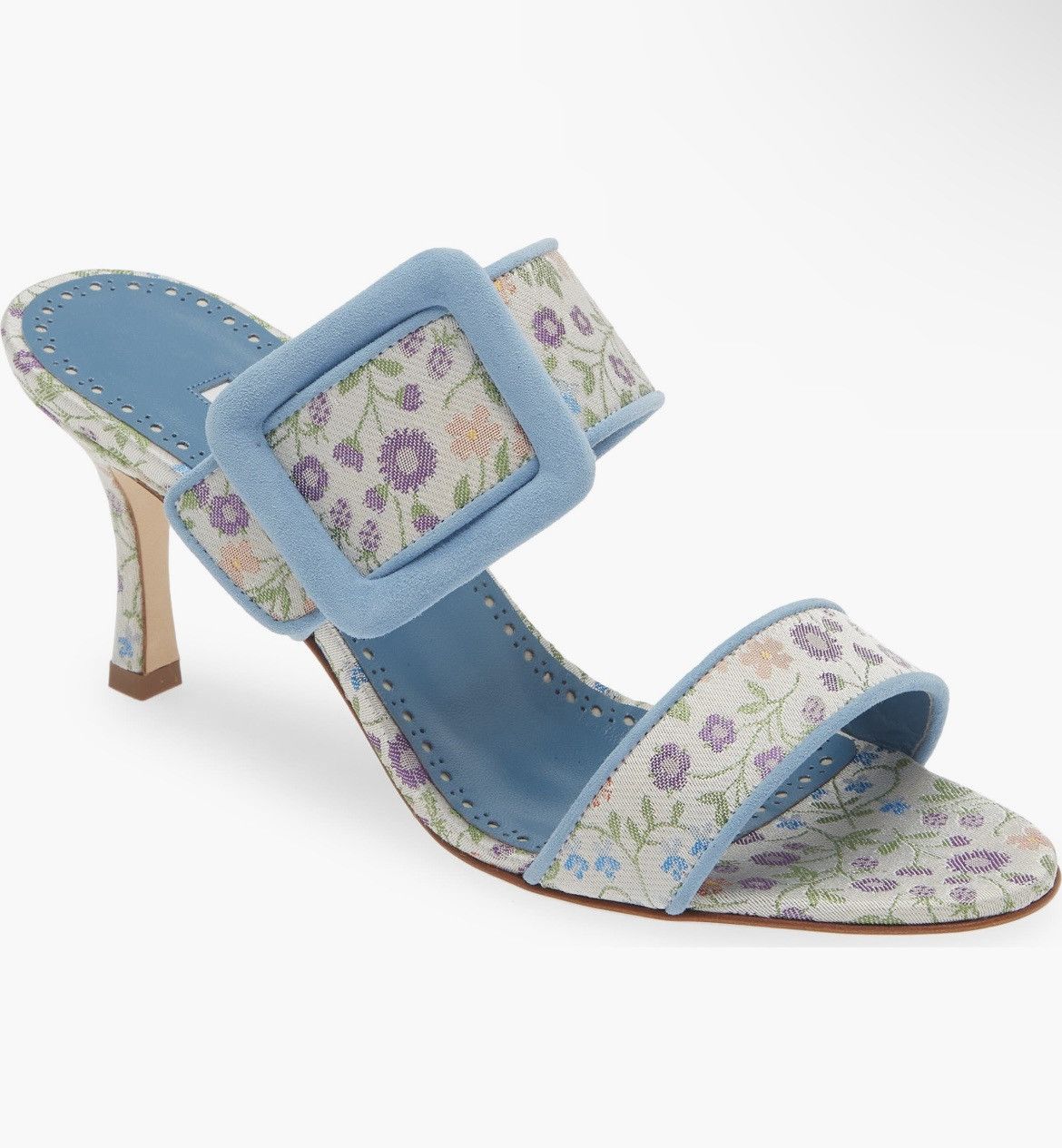 Manolo Blahnik Manolo Blahnik Gamble Floral Sandal size 38 Size US 8 / IT 38 - 1 Thumbnail