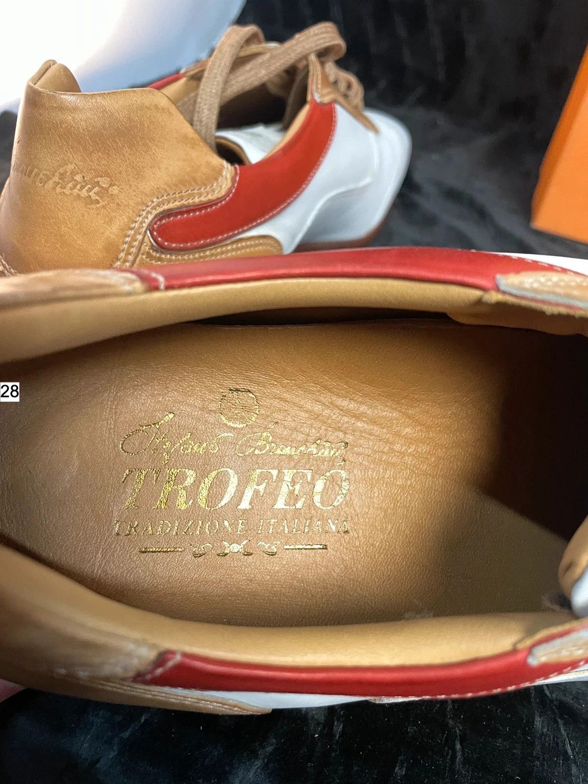 TROVE Trofeo Brown White Shoes Size US 14 / EU 47 - 3 Thumbnail