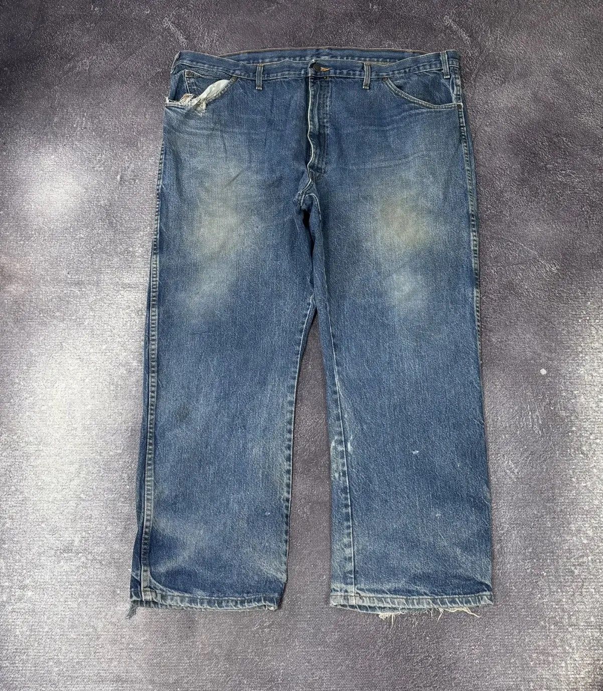 Dickies × Vintage Vintage Dickies USA Denim Blue Work Skate Hype Baggy Jeans Size US 44 / EU 60 - 2 Thumbnail