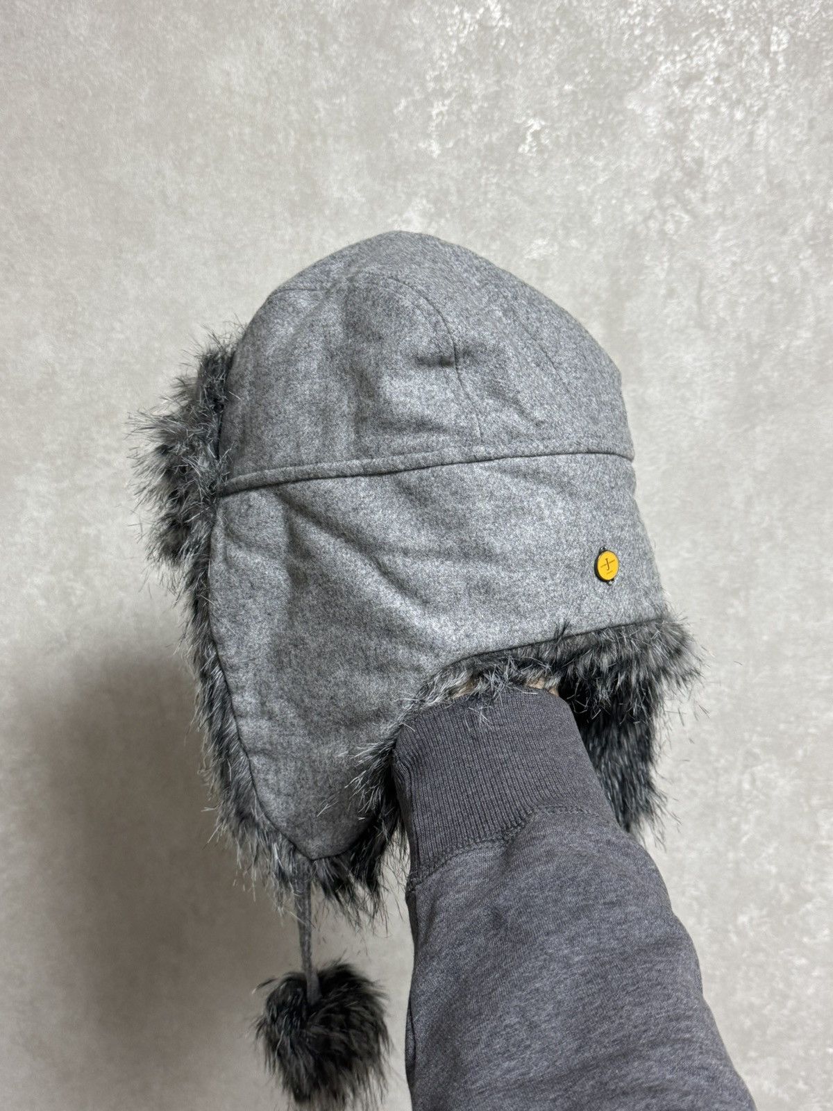 Japanese Brand Vintage Hype Trapper Fur Y2K Fluffy Hat Ushanka Faux USA Size ONE SIZE - 5 Thumbnail