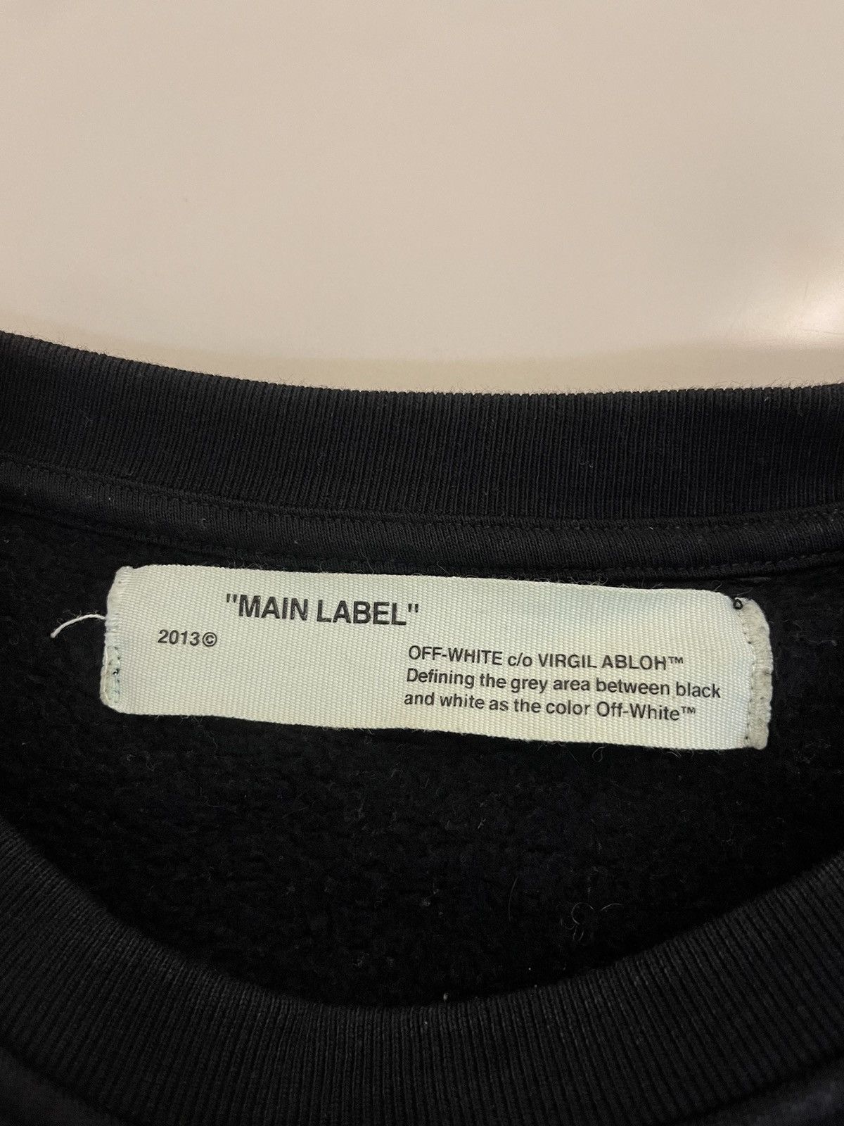 Off-White Off White Diagonal Spray Crewneck Size US S / EU 44-46 / 1 - 7 Thumbnail