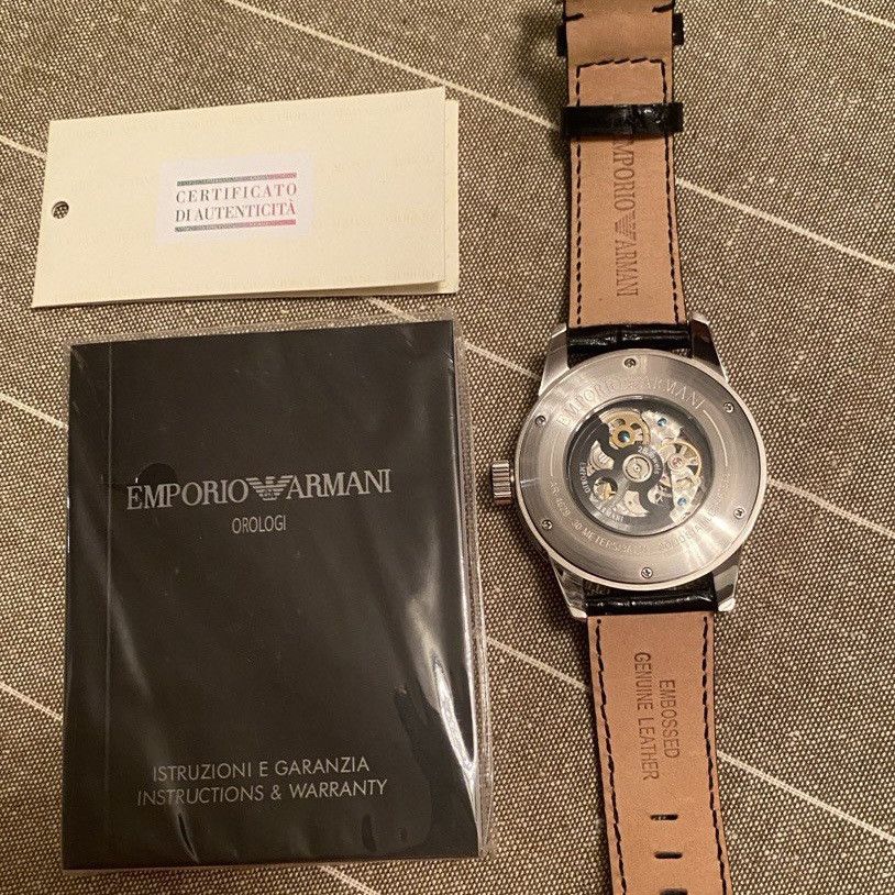 Emporio Armani WATCHES EMPORIO ARMANI AR4629 Meccanico Skeleton Size ONE SIZE - 3 Thumbnail