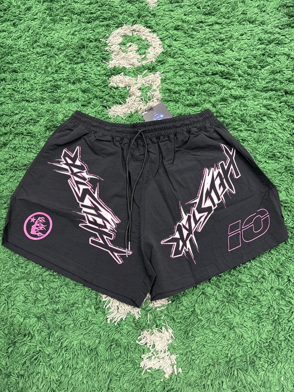 Image of Hellstar Shorts in Black, Men's (Size 43)